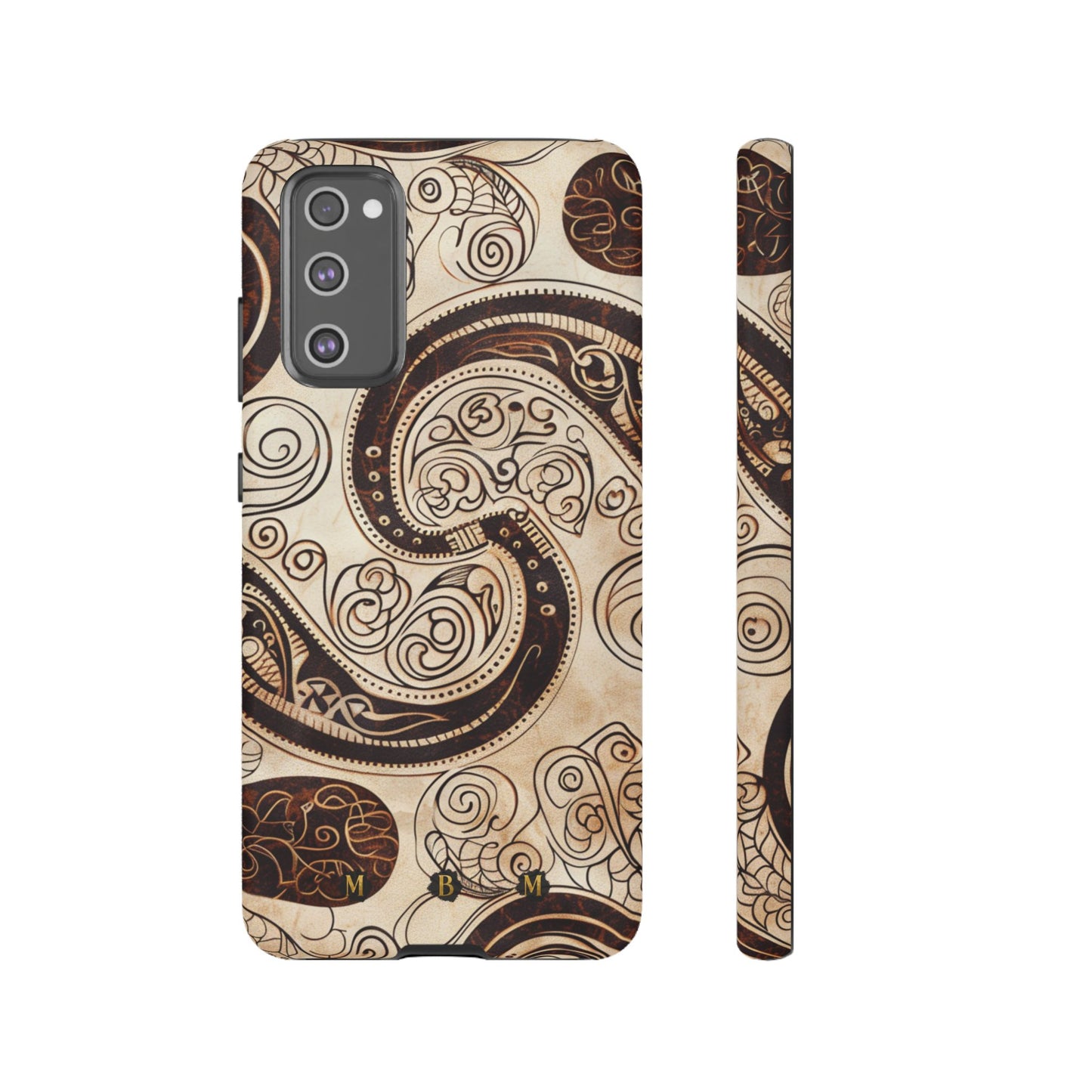 Sepia Scroll Samsung Galaxy S Tough Case