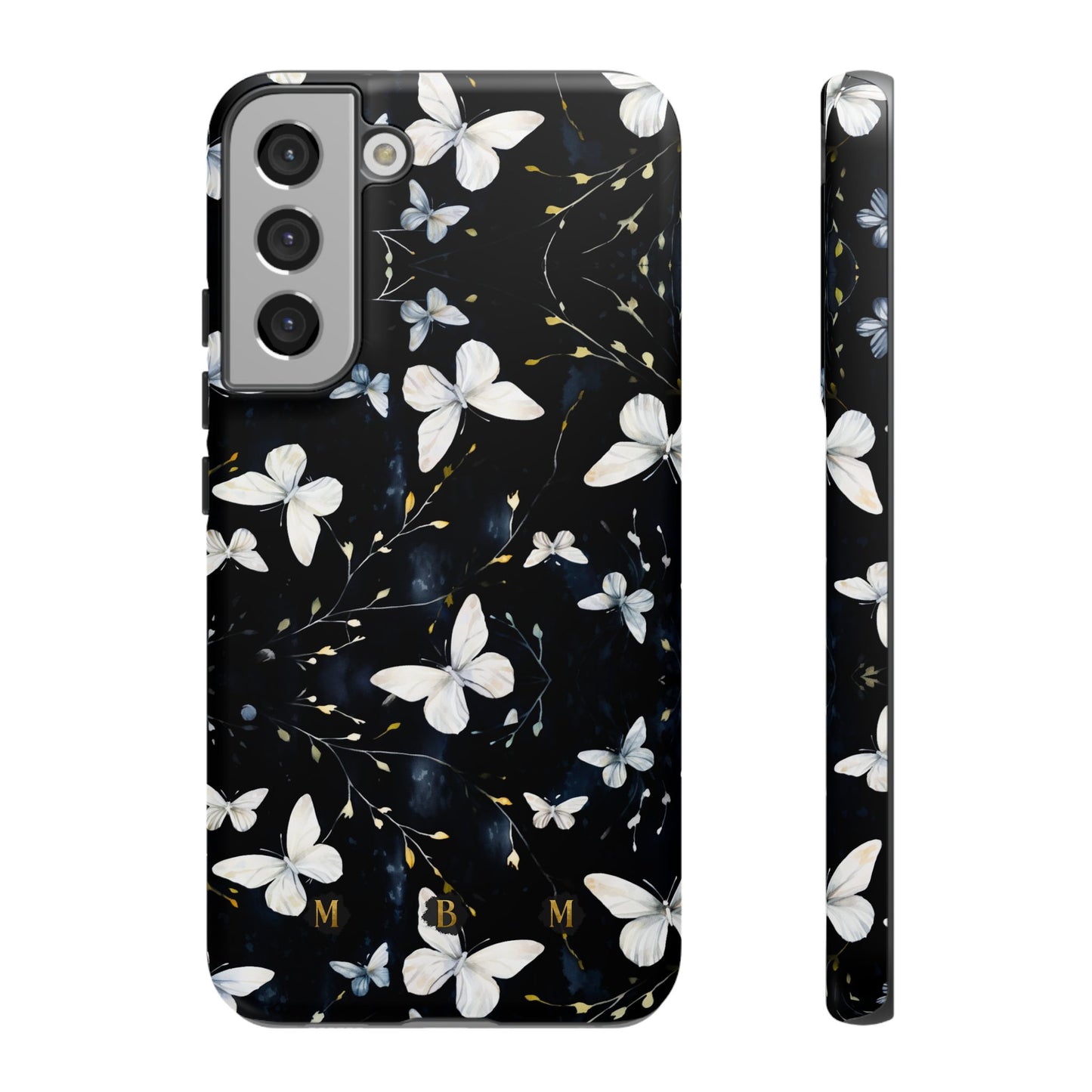 White Butterflies Samsung Galaxy S Tough Case