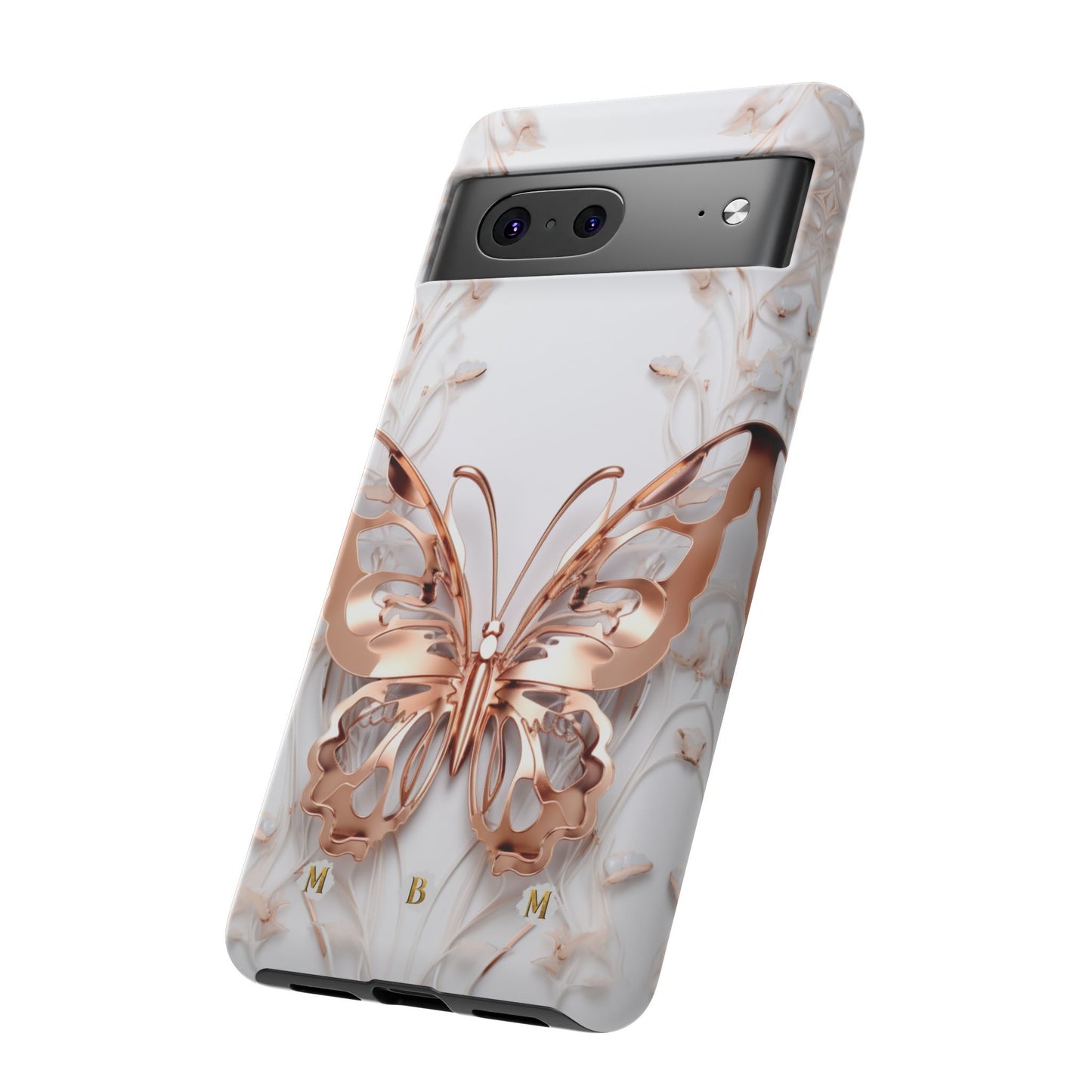 Rose Gold Butterfly Google Pixel Tough Case