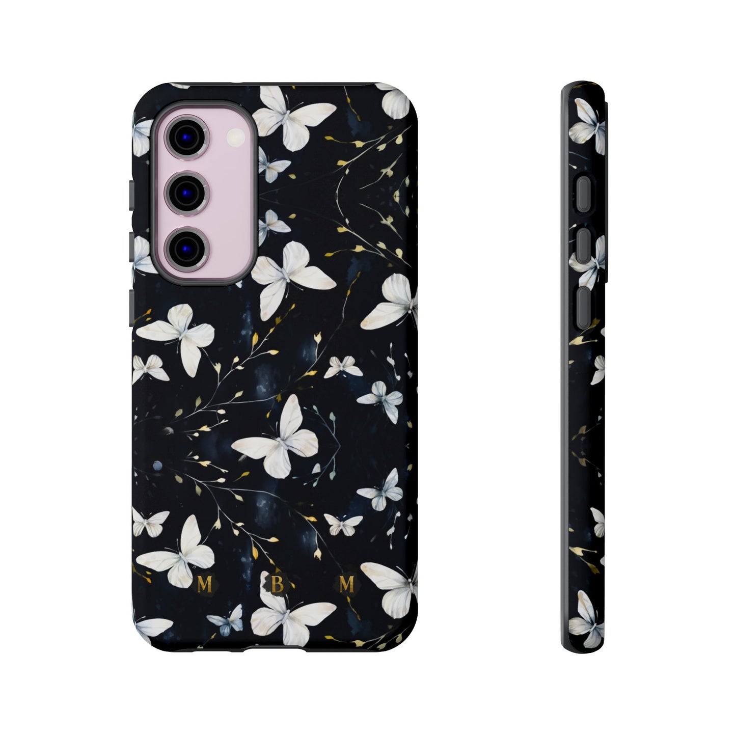White Butterflies Samsung Galaxy S Tough Case