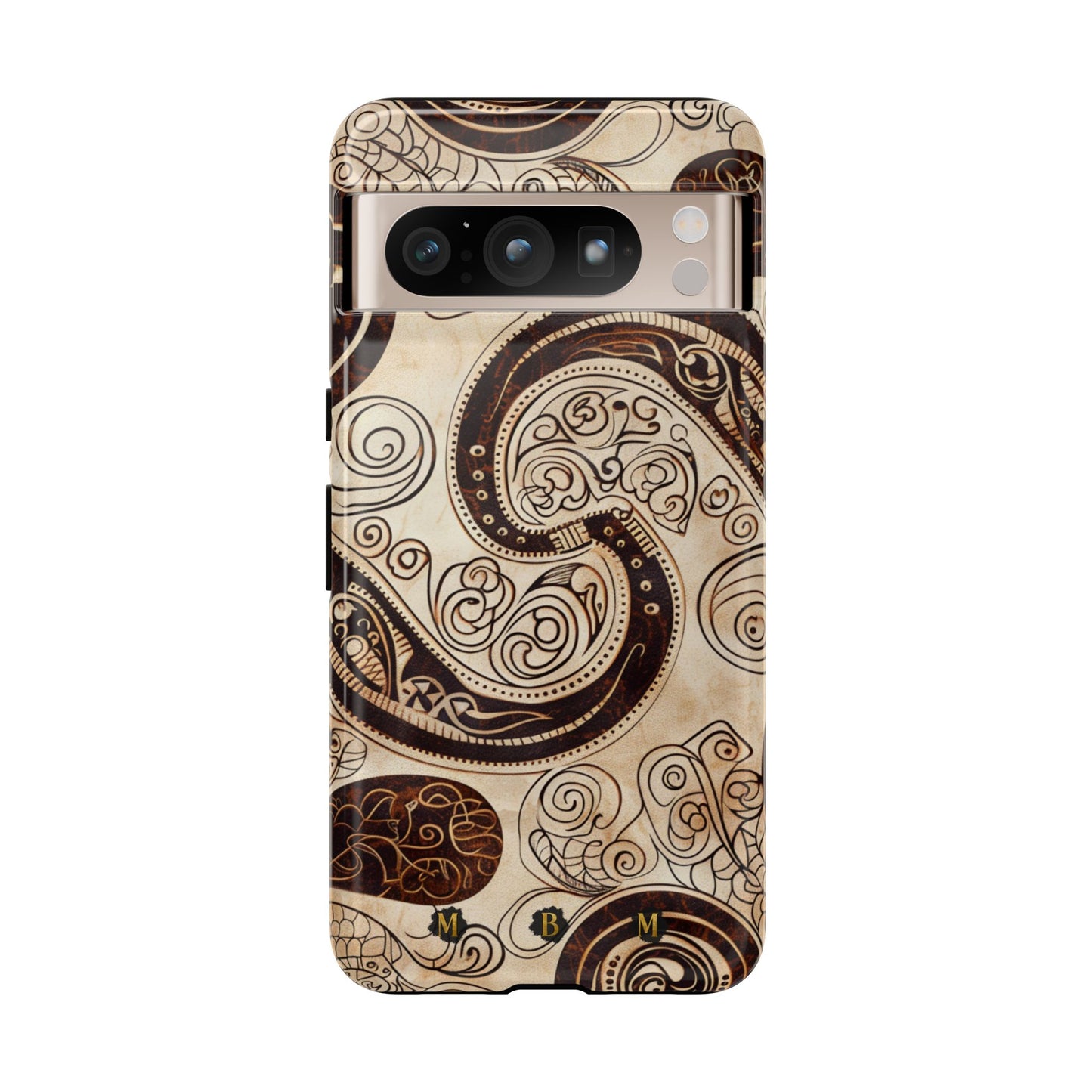 Sepia Scroll Google Pixel Tough Case