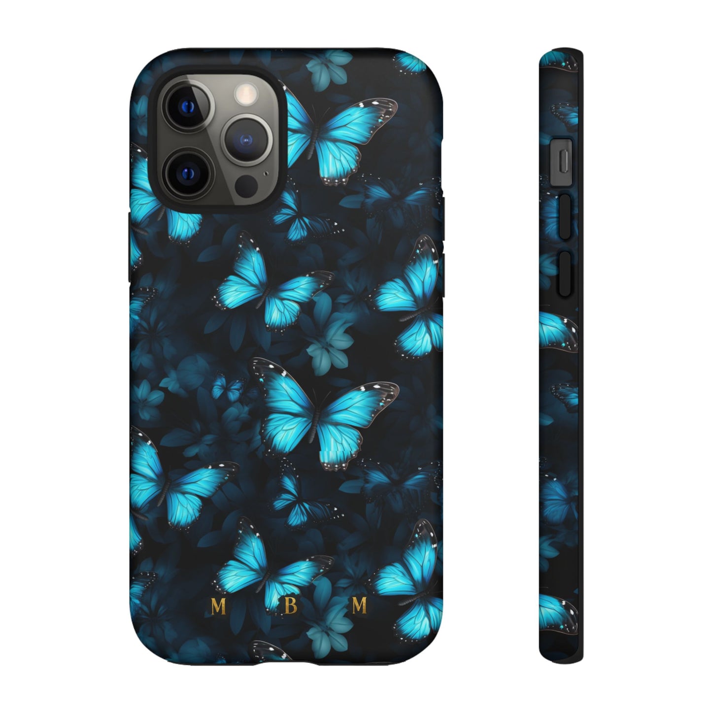 Blue Butterflies iPhone Tough Case