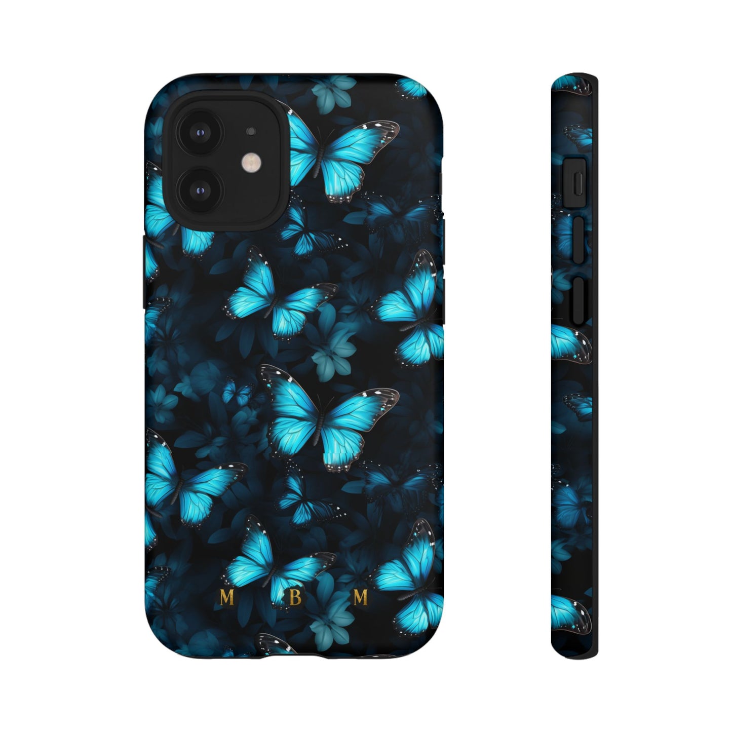 Blue Butterflies iPhone Tough Case