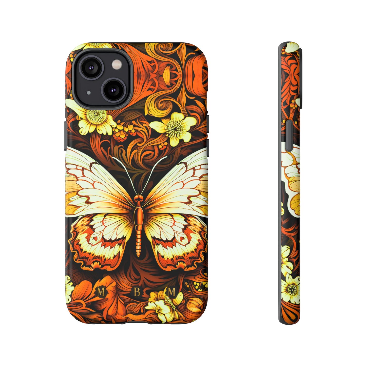 Vintage Orange iPhone Tough Case