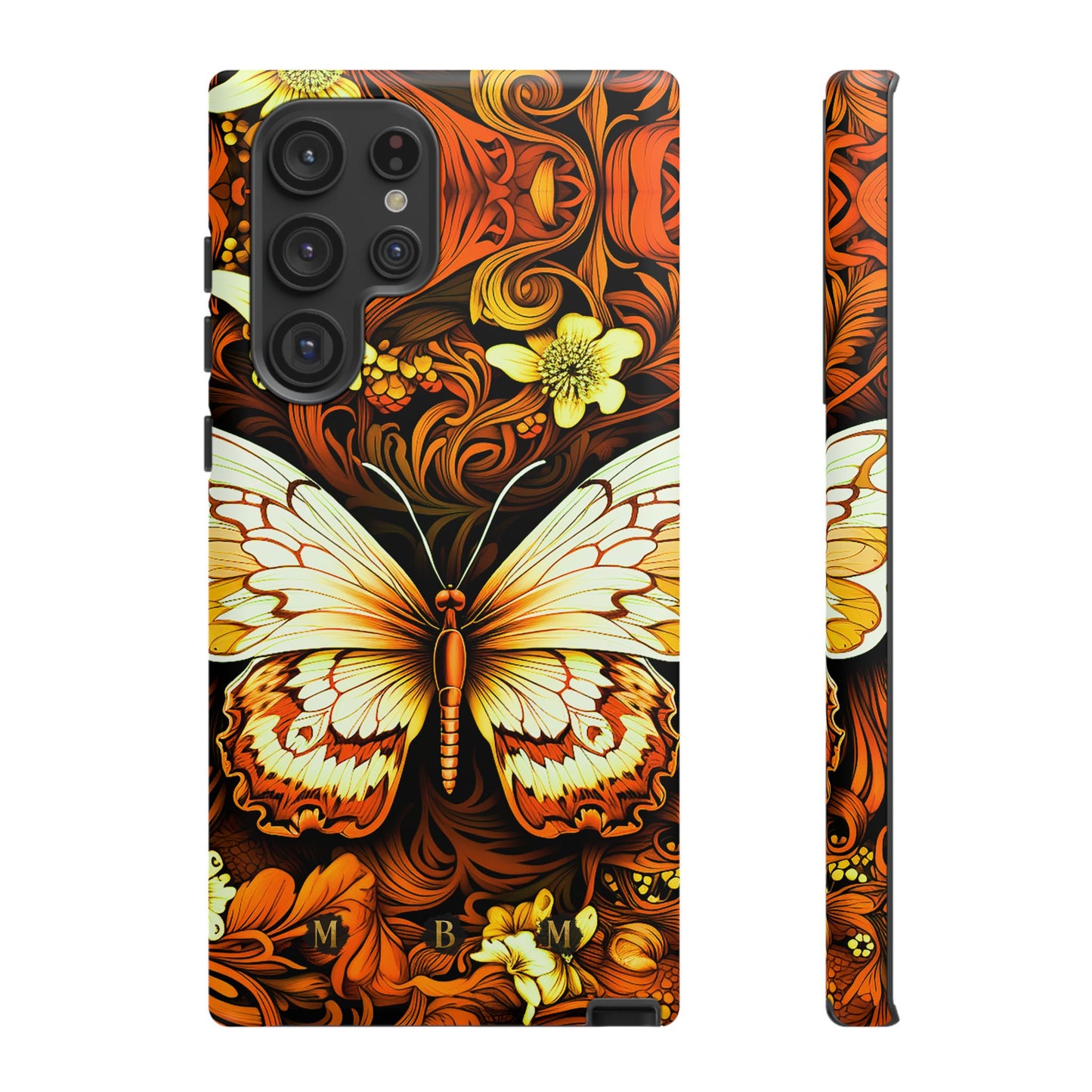 Vintage Orange Samsung Galaxy S Tough Case