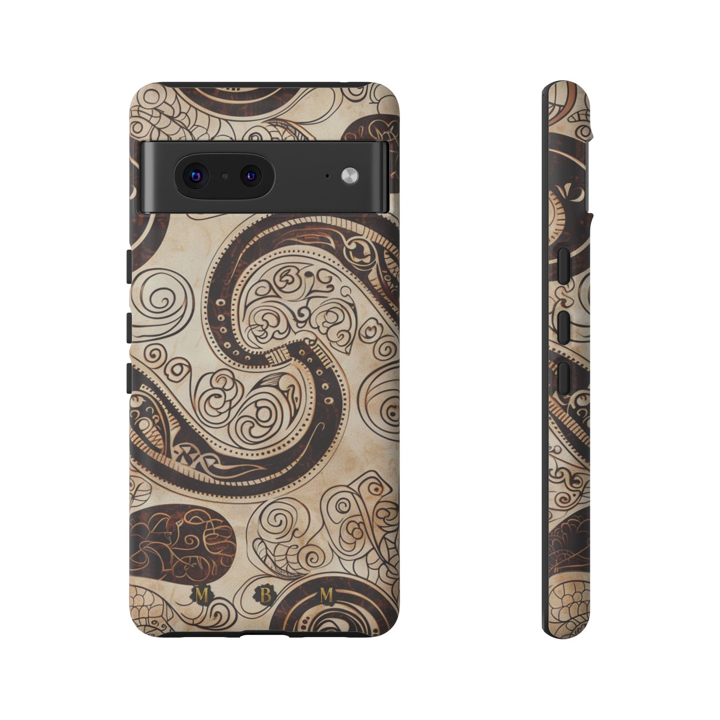 Sepia Scroll Google Pixel Tough Case