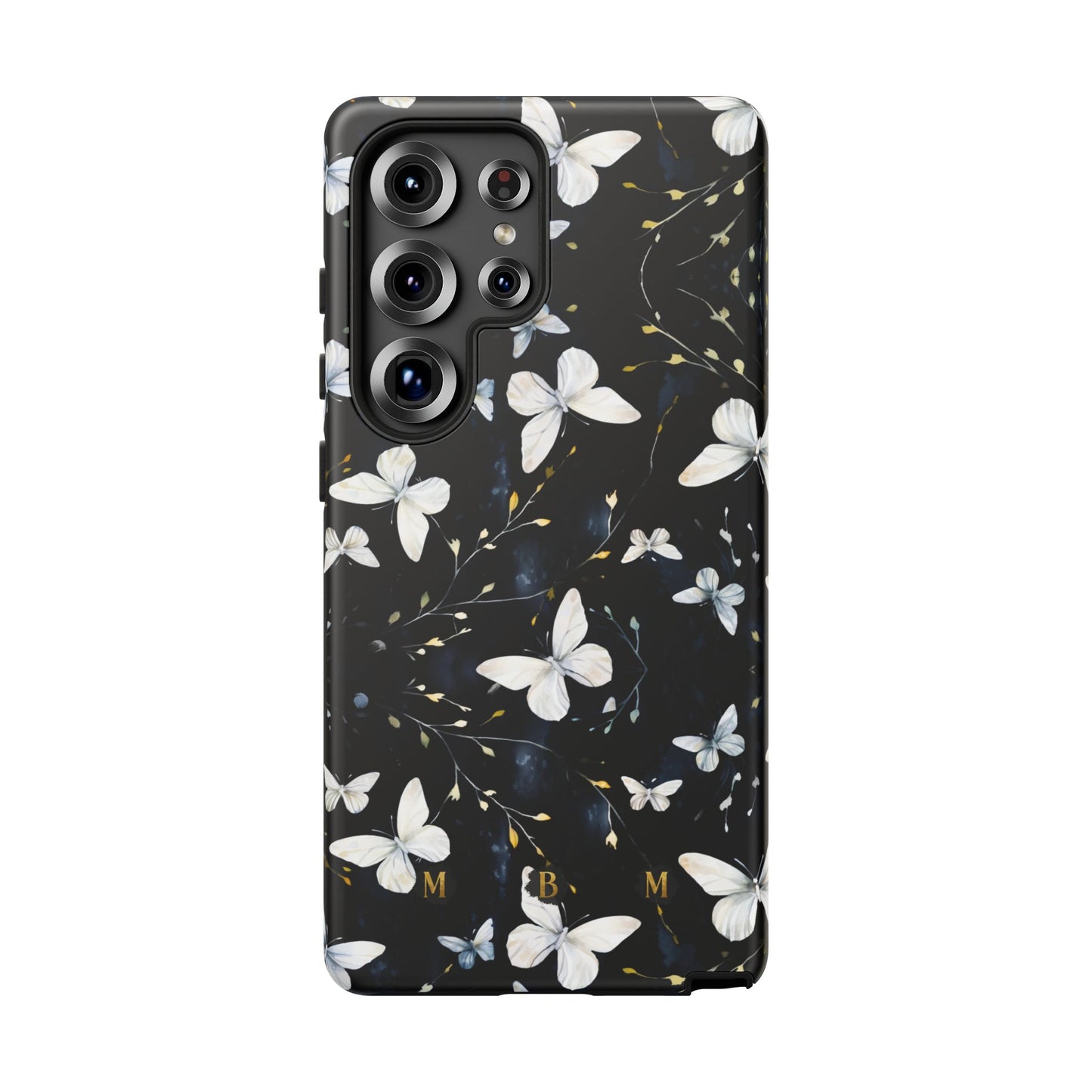 White Butterflies Samsung Galaxy S Tough Case