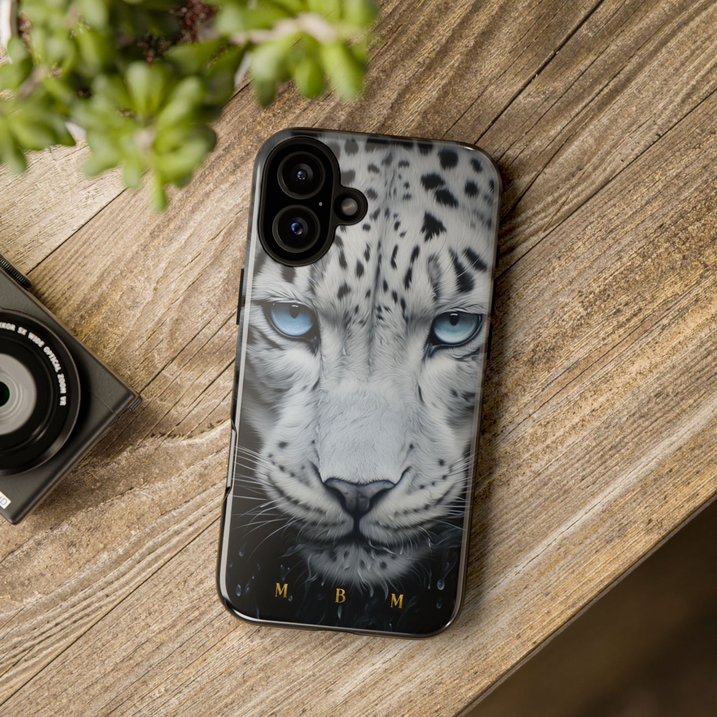 White Leopard iPhone Tough Case