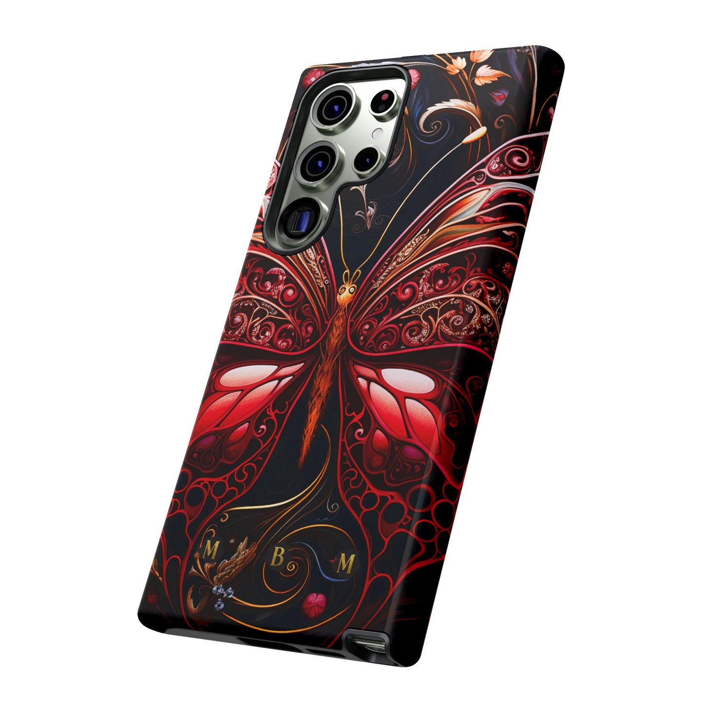 Red Butterfly Samsung Galaxy S Tough Case