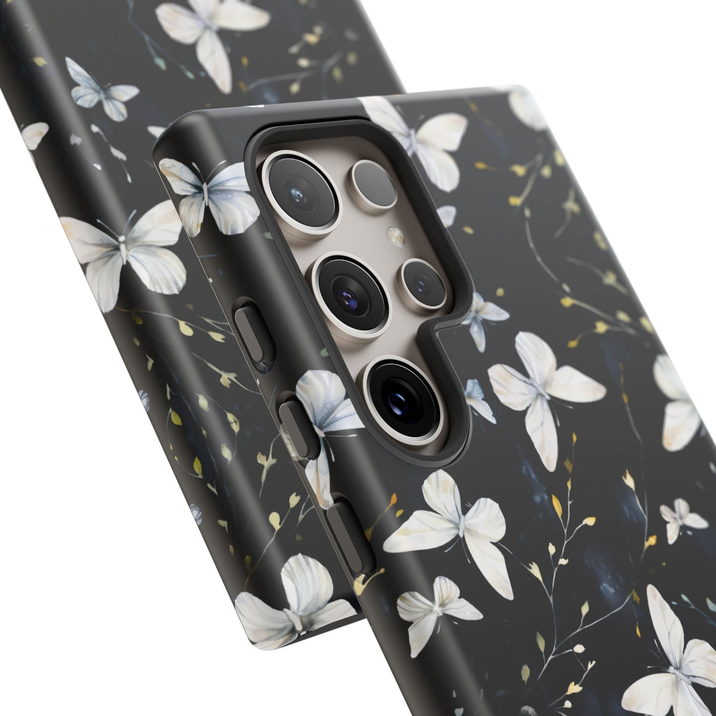 White Butterflies Samsung Galaxy S Tough Case