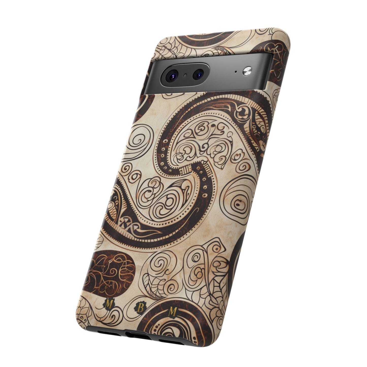Sepia Scroll Google Pixel Tough Case