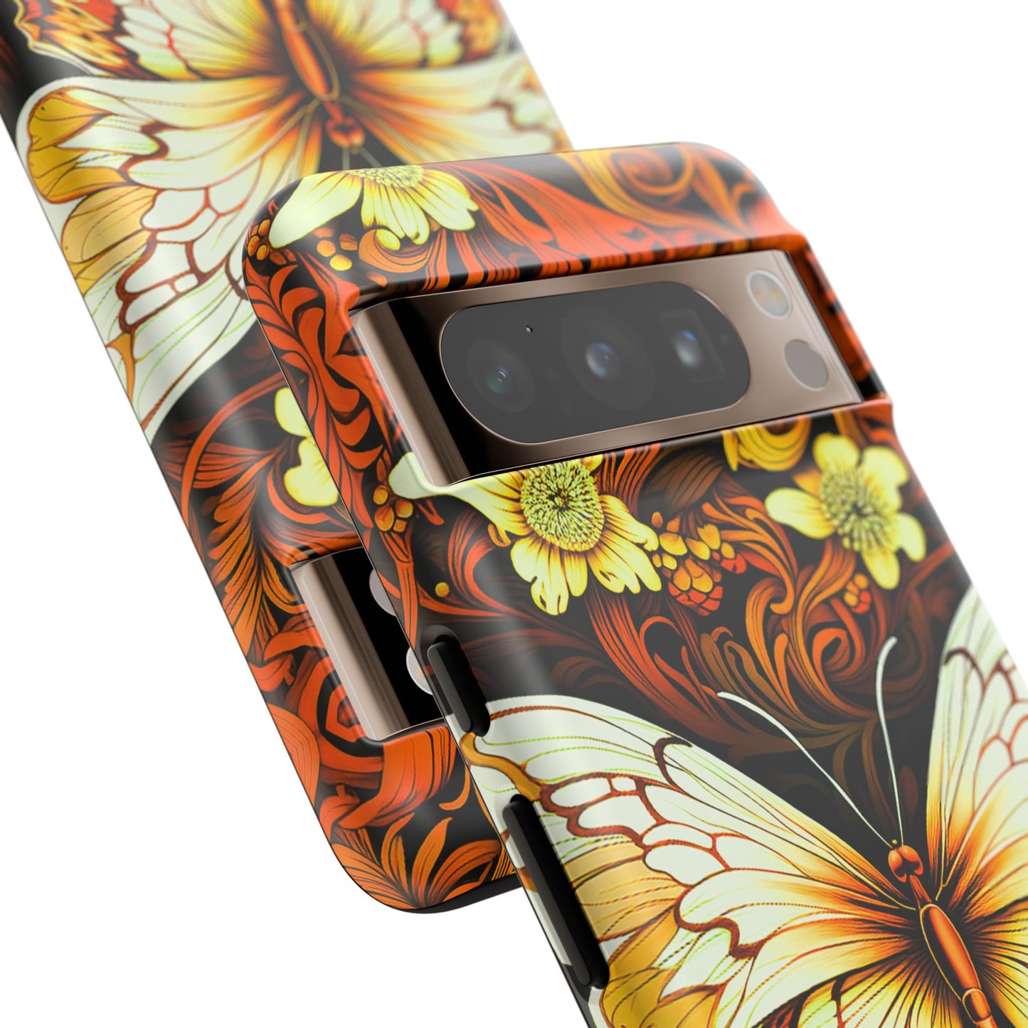 Vintage Orange Google Pixel Tough Case