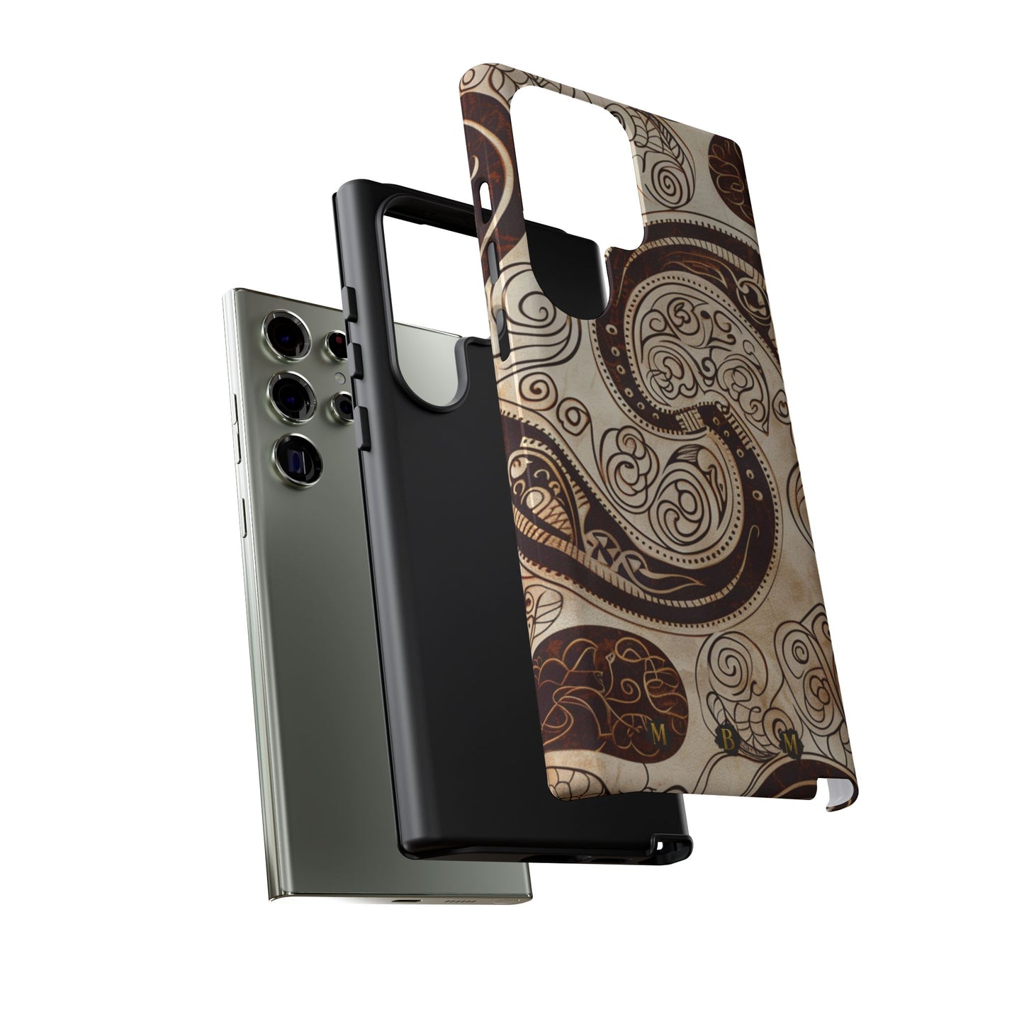 Sepia Scroll Samsung Galaxy S Tough Case