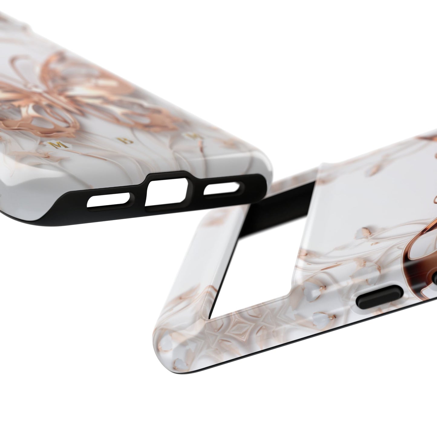 Rose Gold Butterfly Google Pixel Tough Case