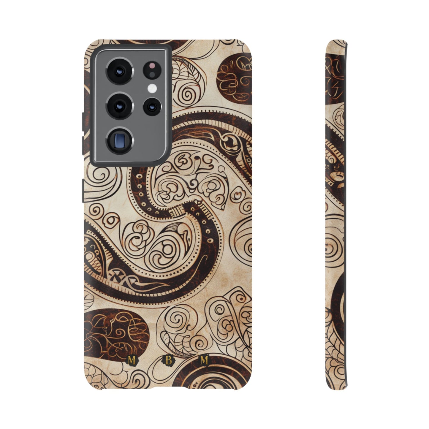 Sepia Scroll Samsung Galaxy S Tough Case