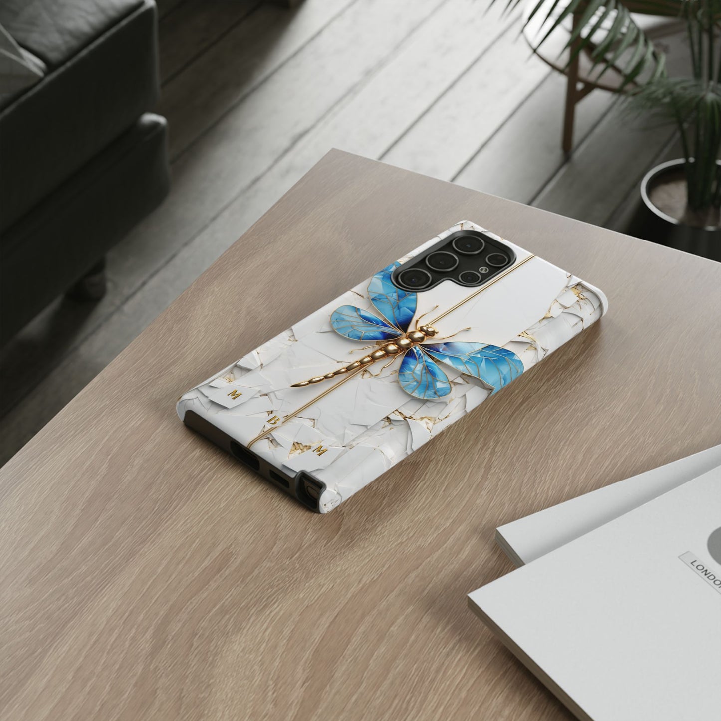 Dragonfly Blue Samsung Galaxy S Tough Case