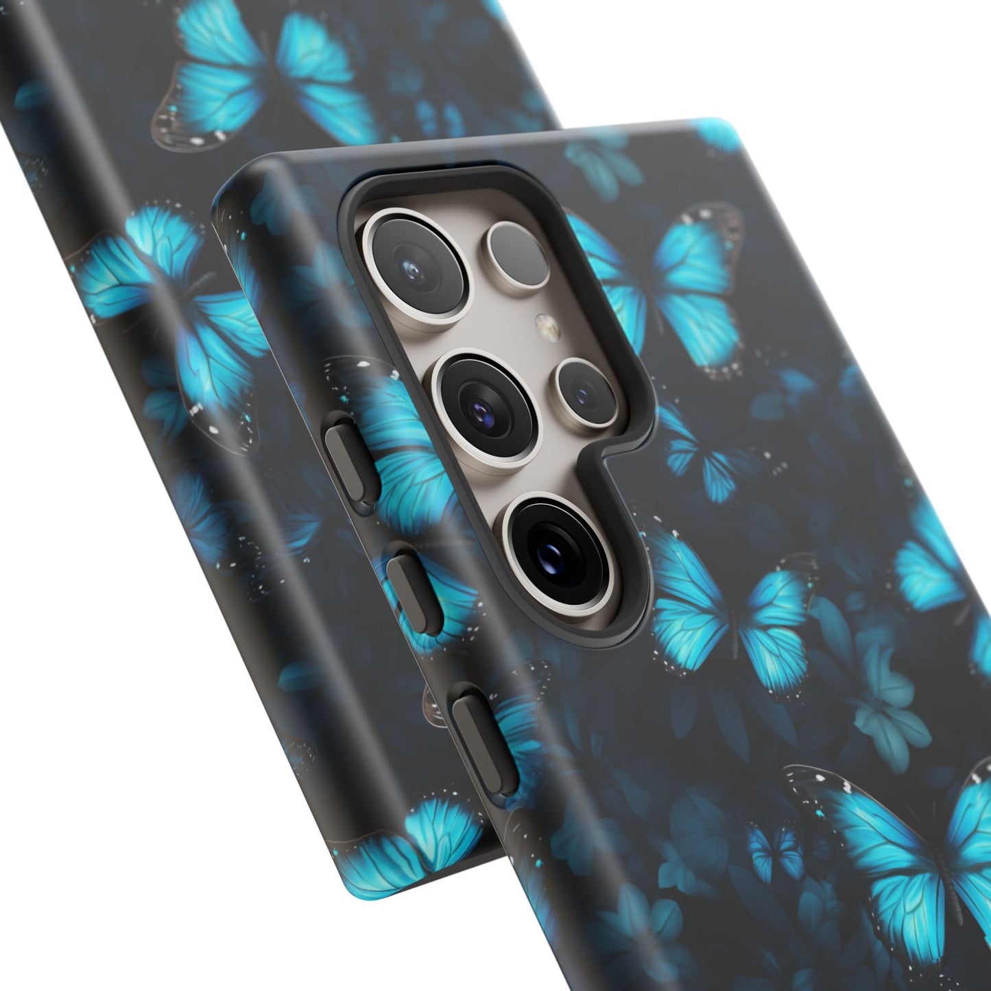 Blue Butterflies Samsung Galaxy S Tough Case