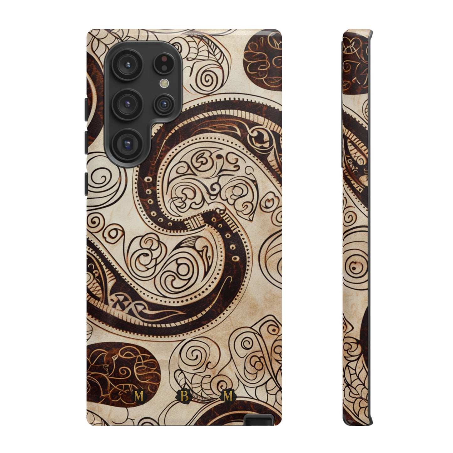 Sepia Scroll Samsung Galaxy S Tough Case