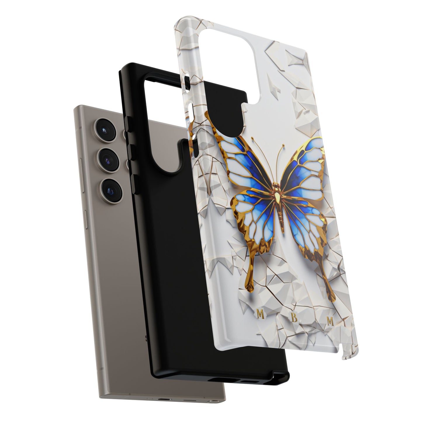 Sapphire Butterfly Samsung Galaxy S Tough Case
