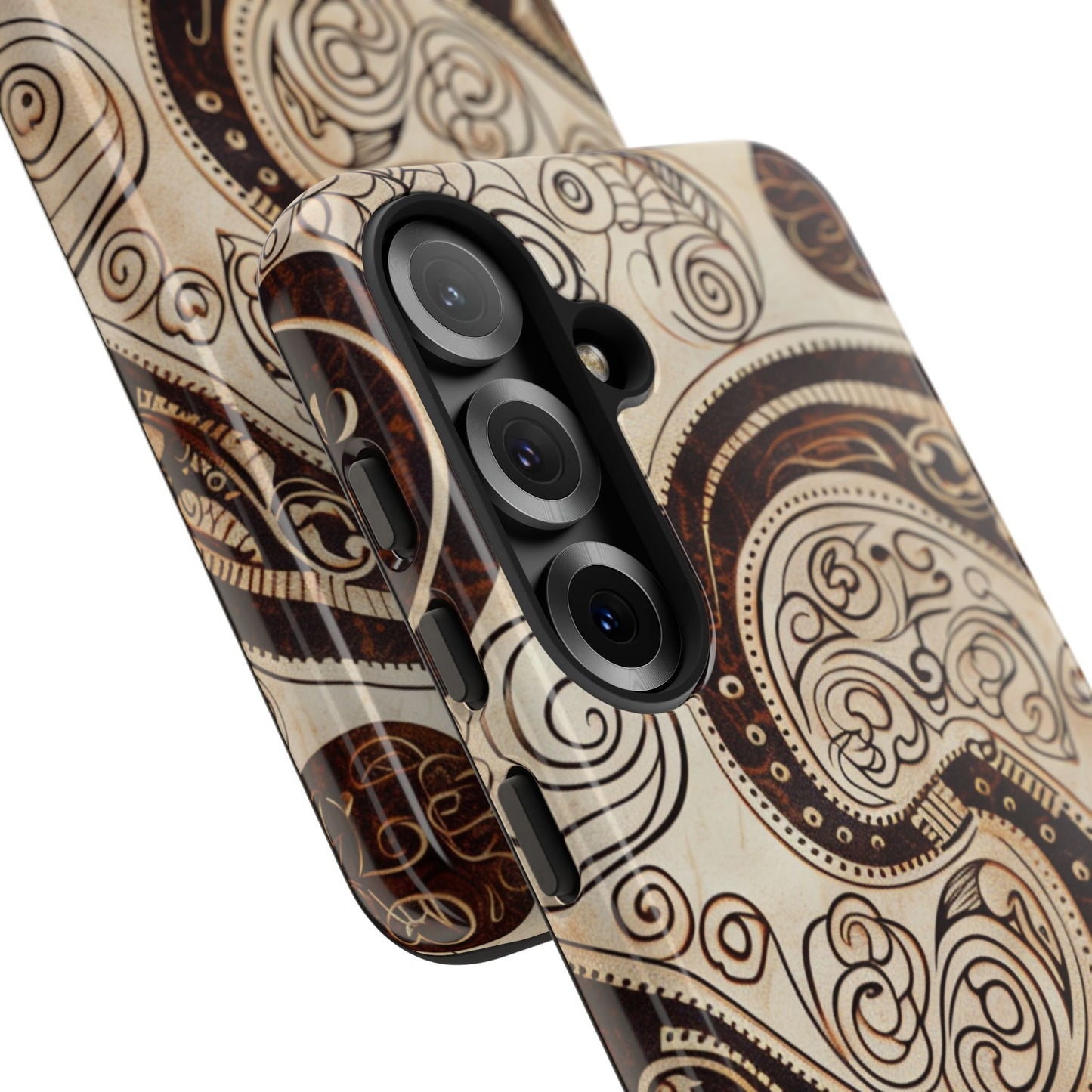 Sepia Scroll Samsung Galaxy S Tough Case