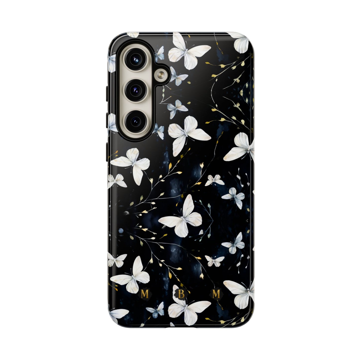 White Butterflies Samsung Galaxy S Tough Case