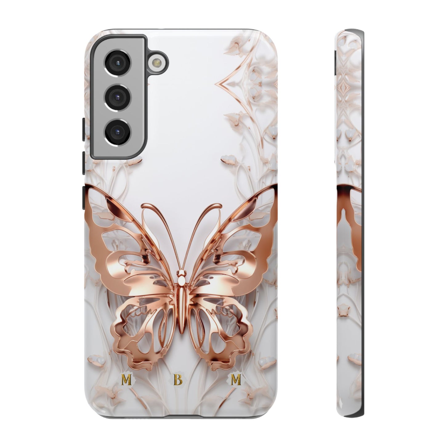 Rose Gold Butterfly Samsung Galaxy S Tough Case