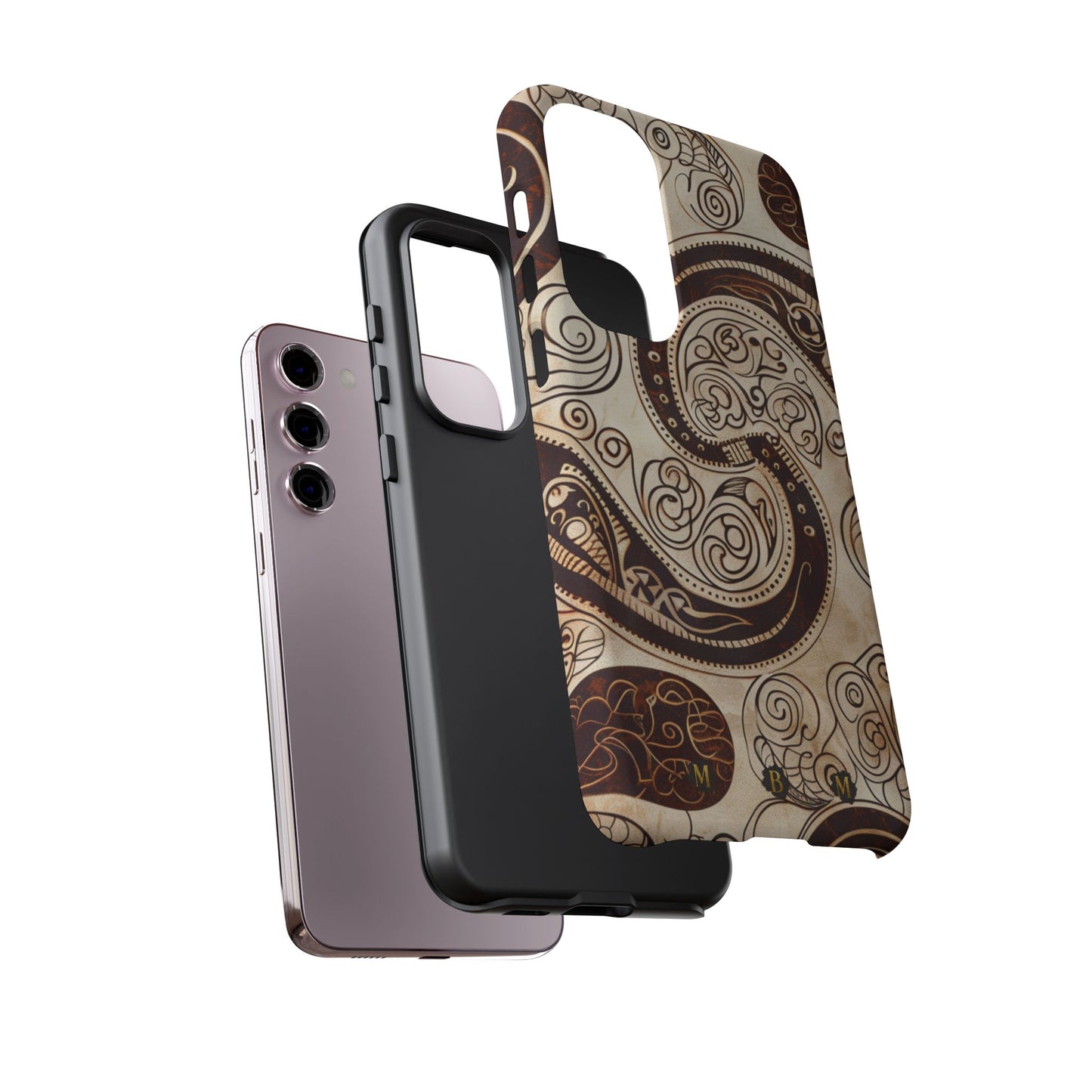 Sepia Scroll Samsung Galaxy S Tough Case