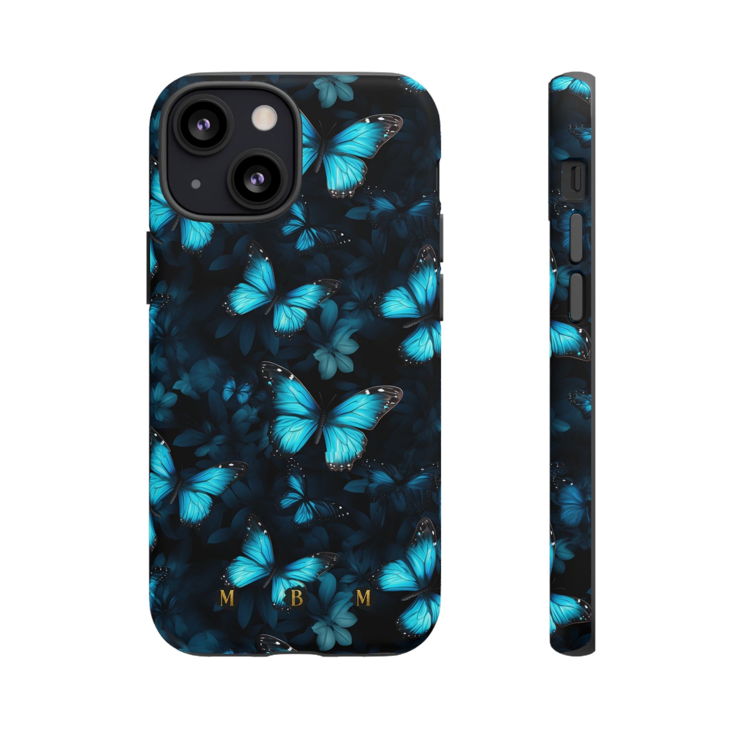 Blue Butterflies iPhone Tough Case