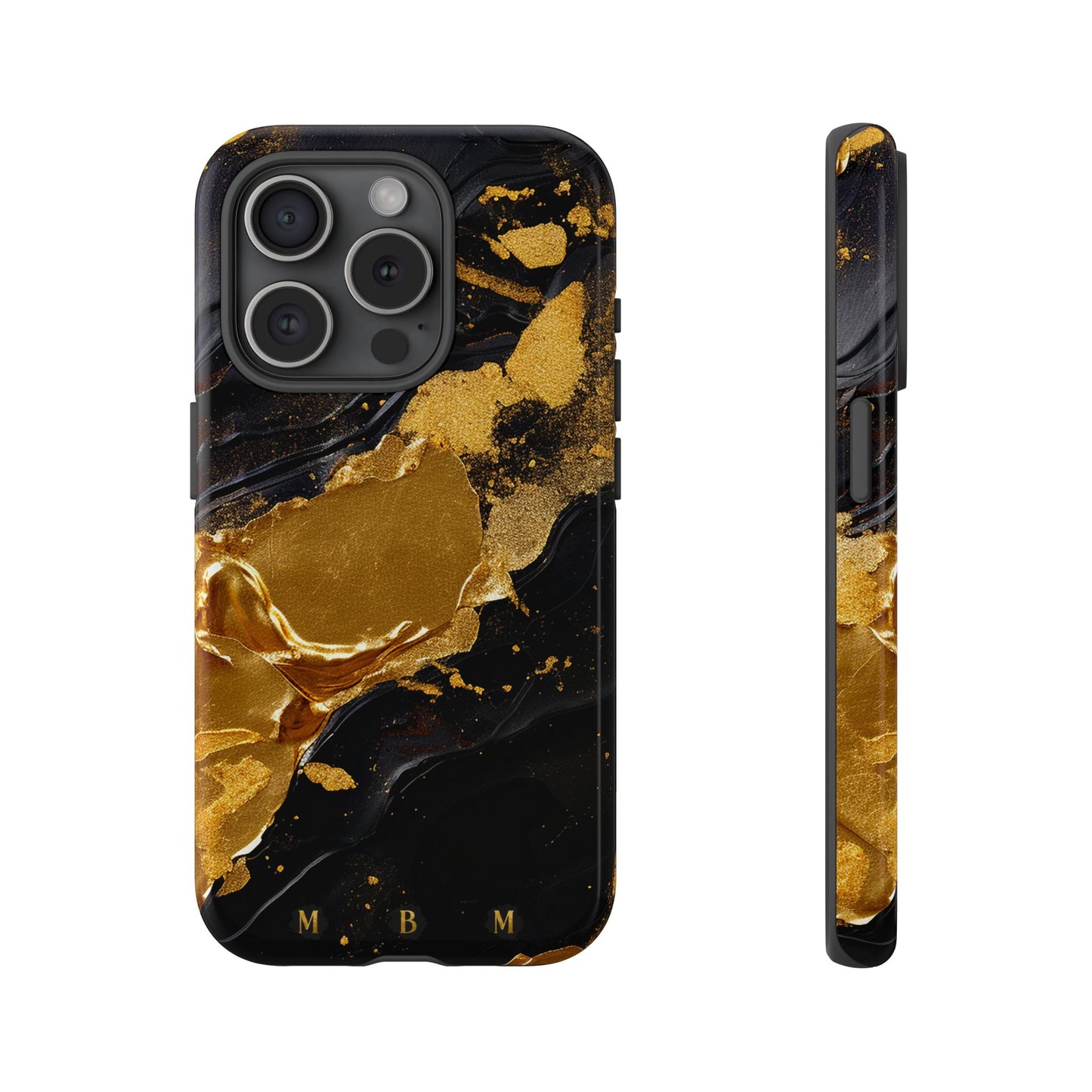 Black Gold iPhone Tough Case