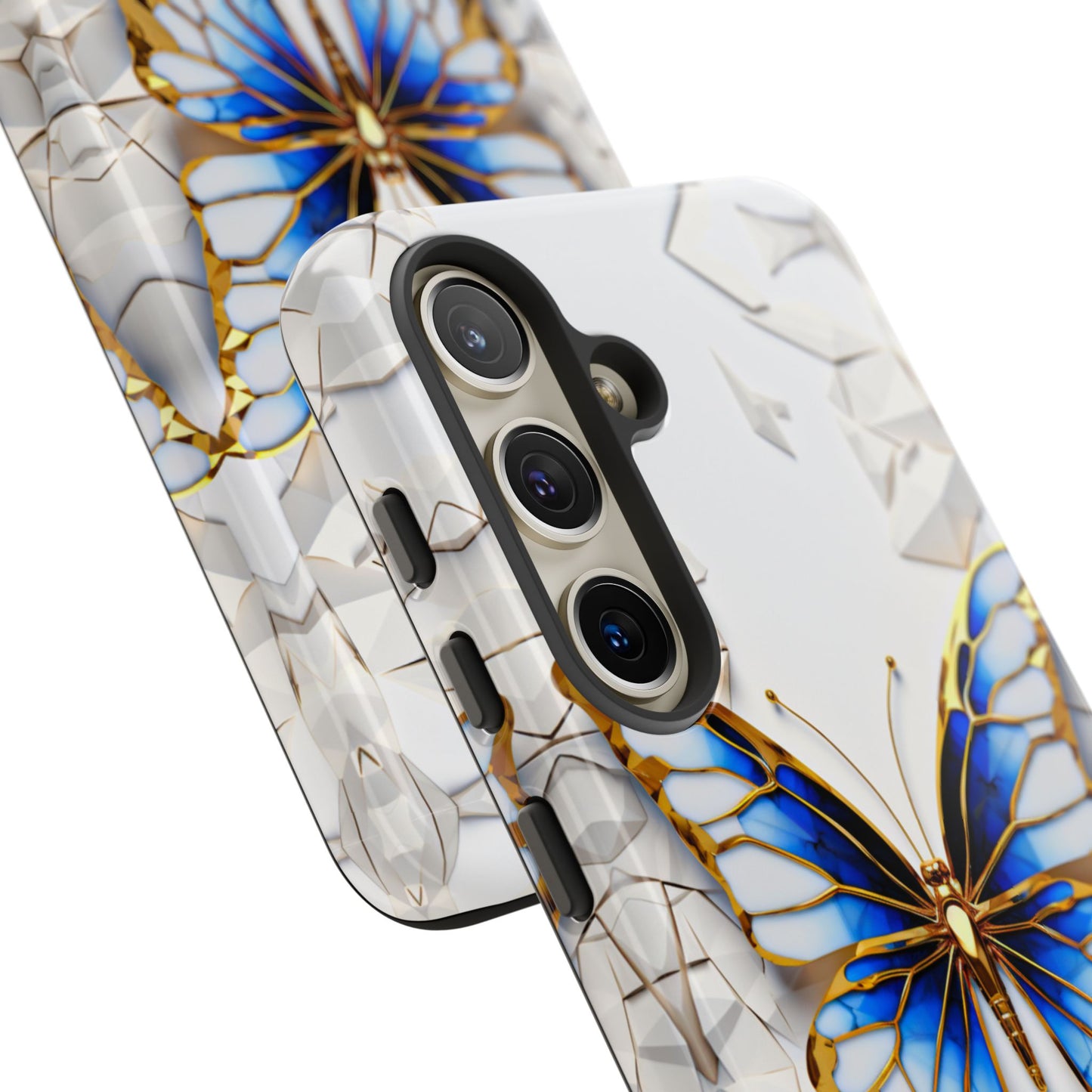 Sapphire Butterfly Samsung Galaxy S Tough Case