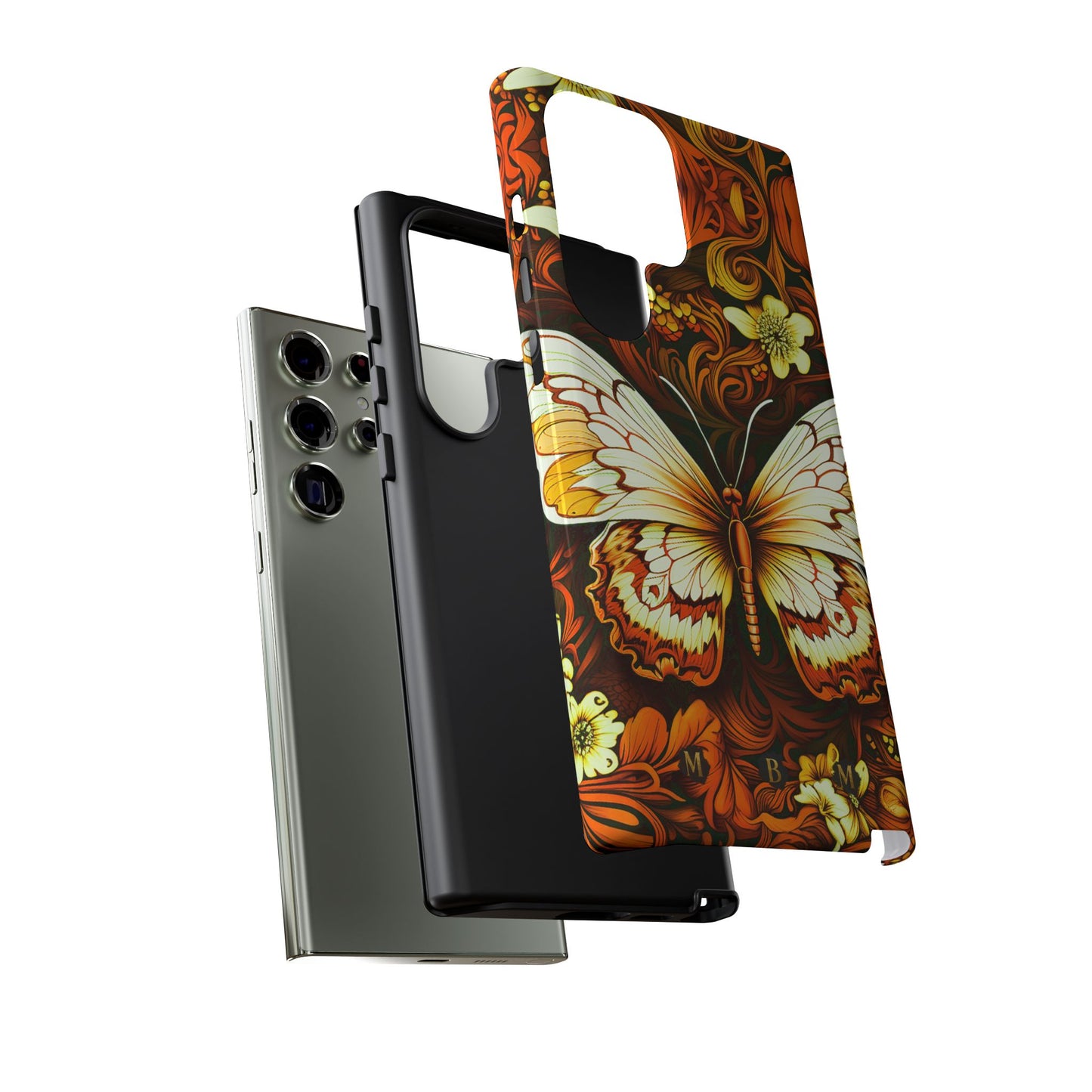 Vintage Orange Samsung Galaxy S Tough Case