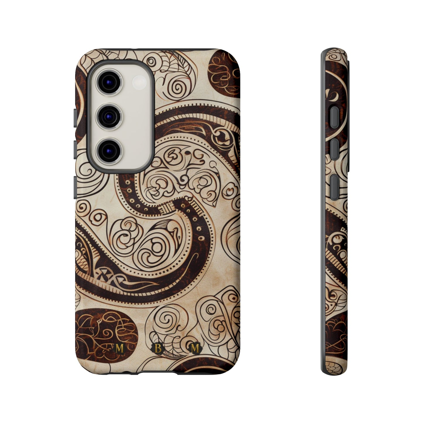 Sepia Scroll Samsung Galaxy S Tough Case