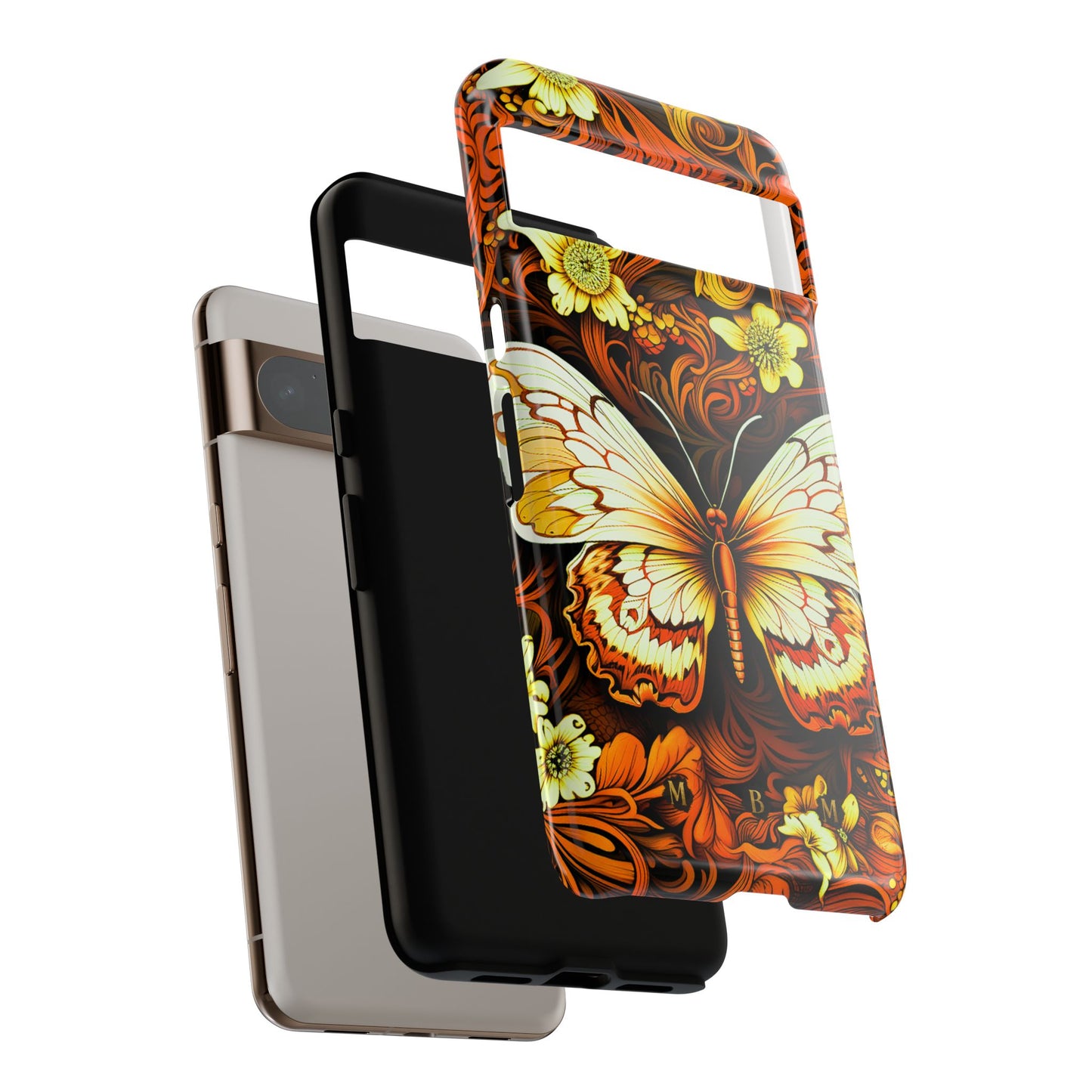 Vintage Orange Google Pixel Tough Case