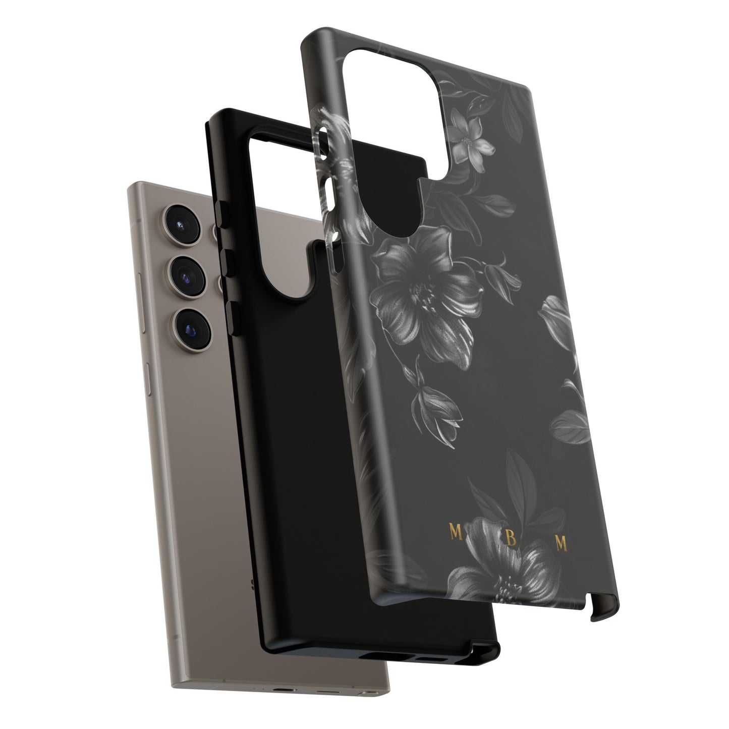 Midnight Flora Samsung Galaxy S Tough Case