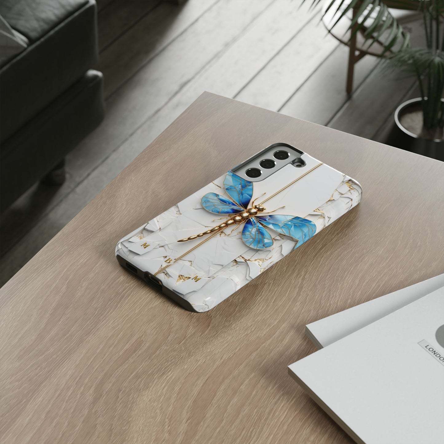 Dragonfly Blue Samsung Galaxy S Tough Case