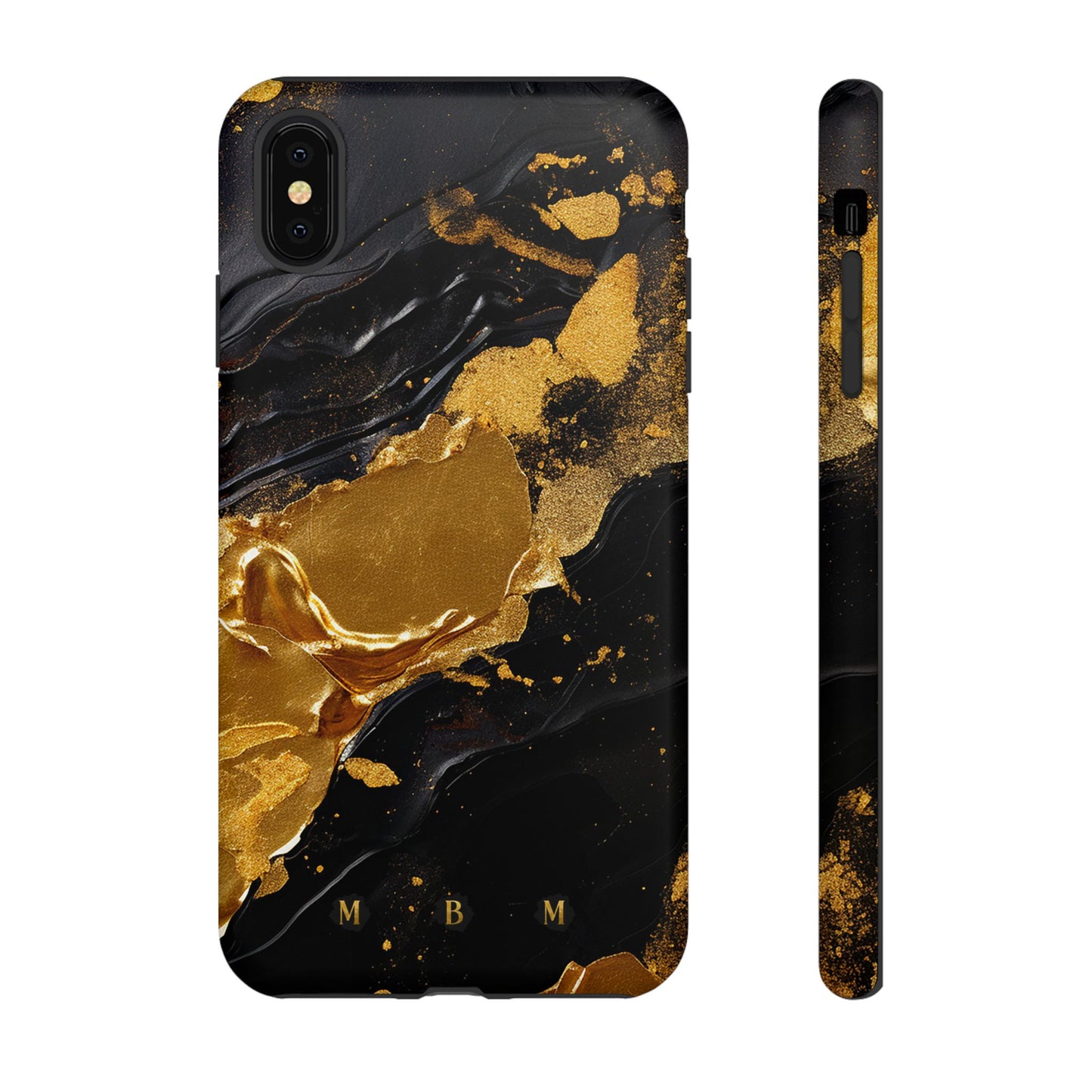 Black Gold iPhone Tough Case