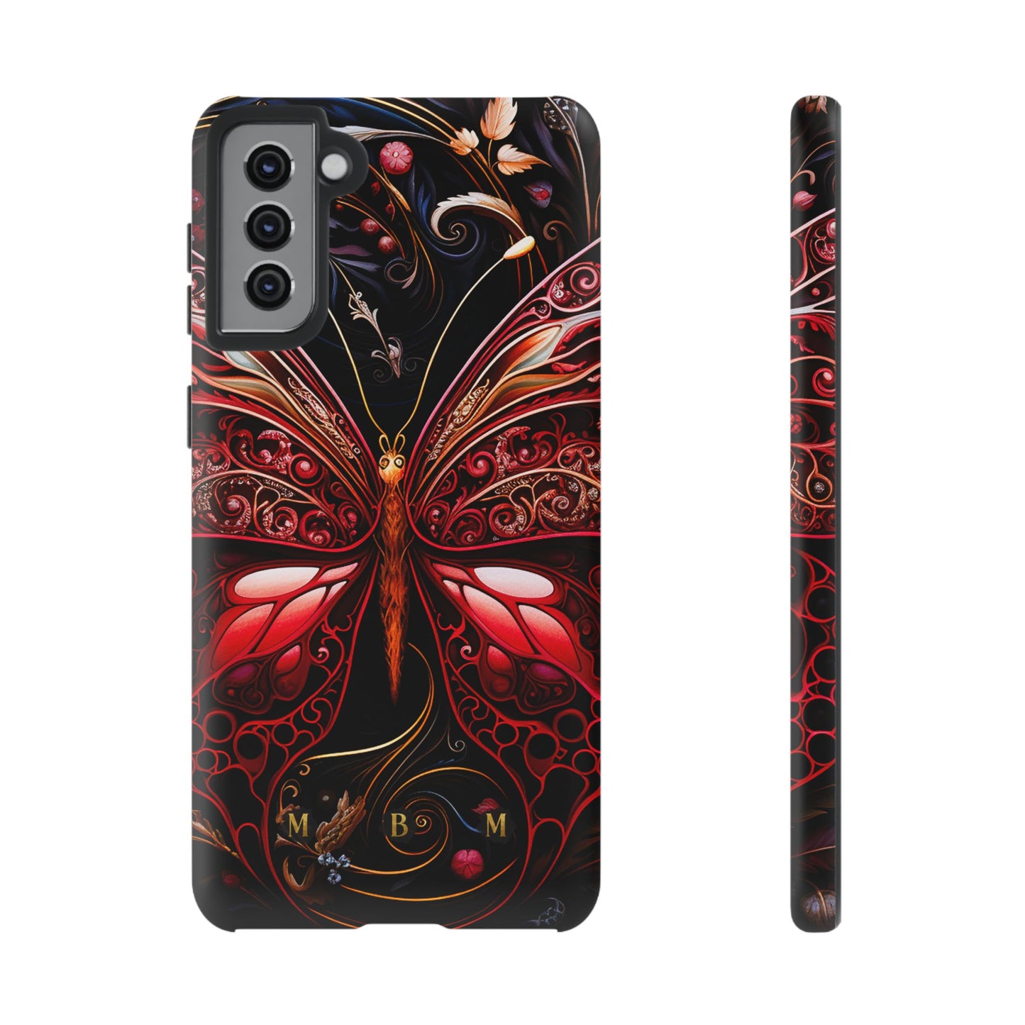 Red Butterfly Samsung Galaxy S Tough Case