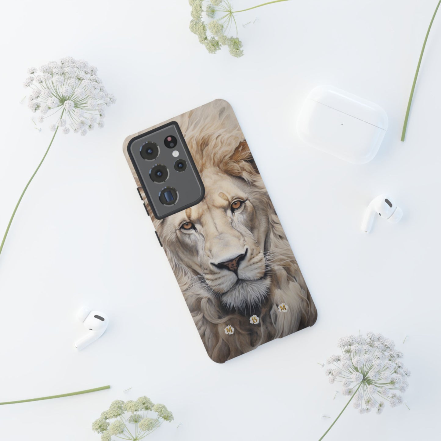 White Lion Samsung Galaxy S Tough Case