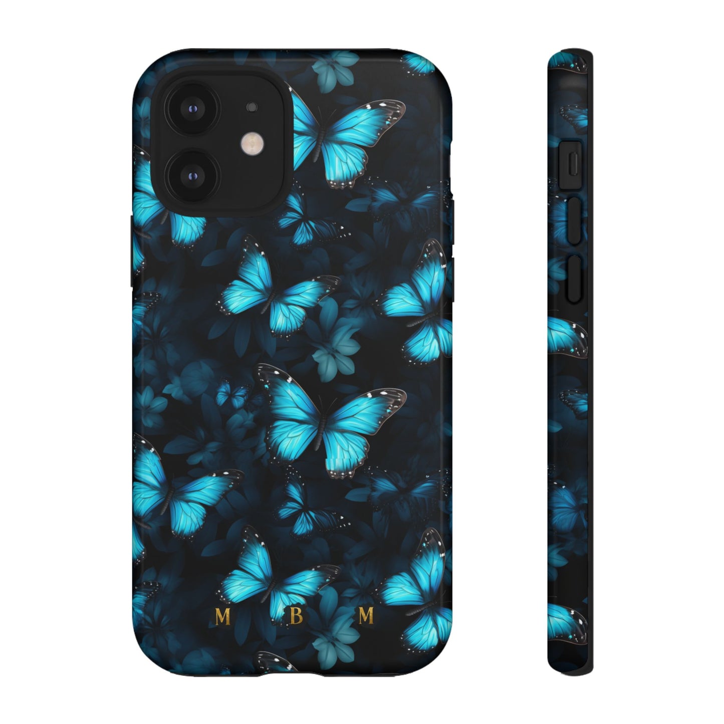 Blue Butterflies iPhone Tough Case