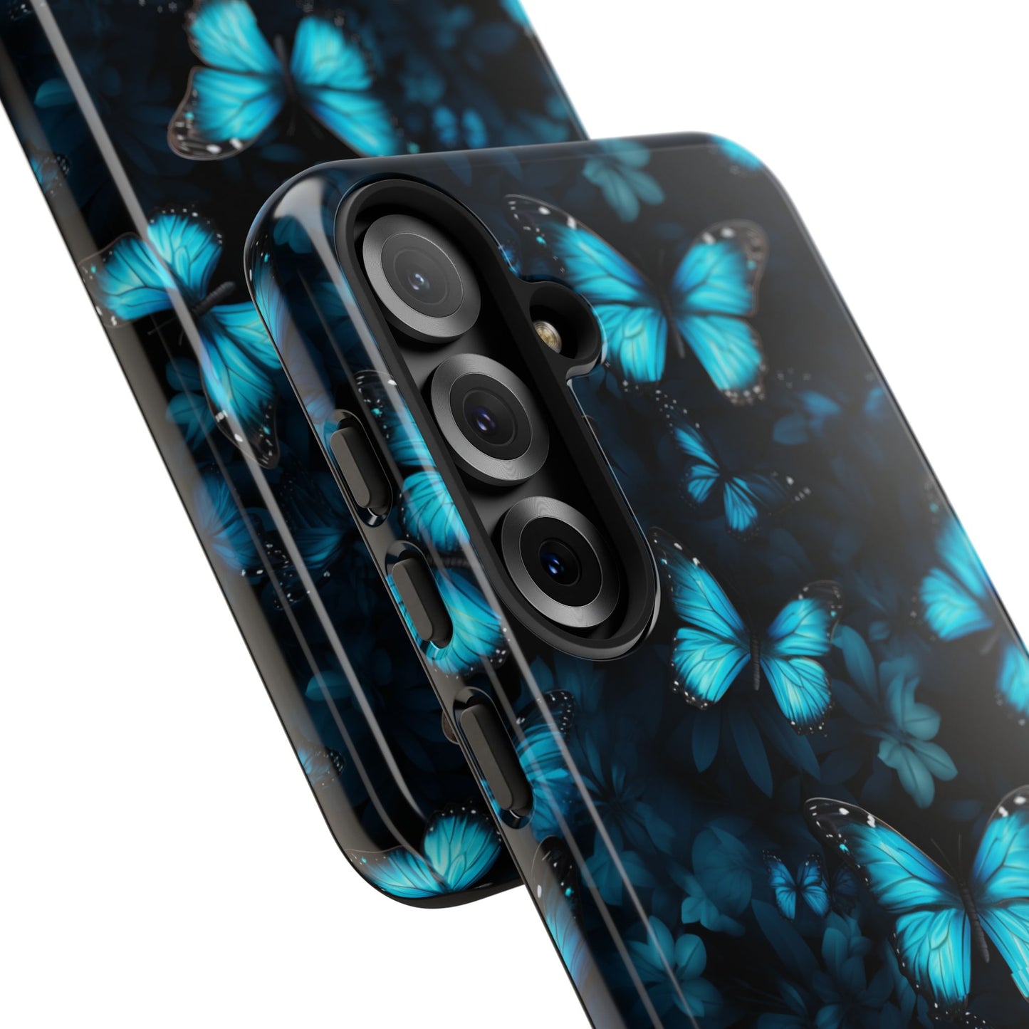 Blue Butterflies Samsung Galaxy S Tough Case