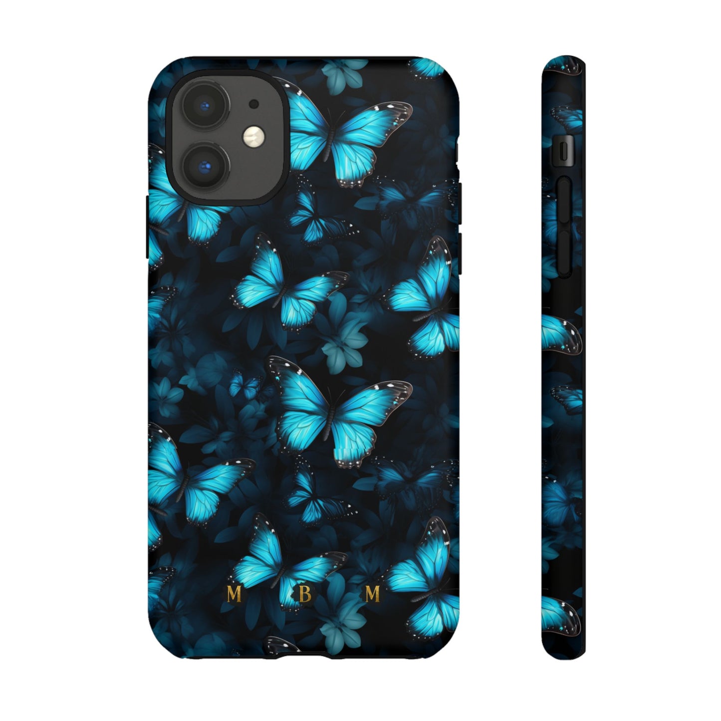 Blue Butterflies iPhone Tough Case