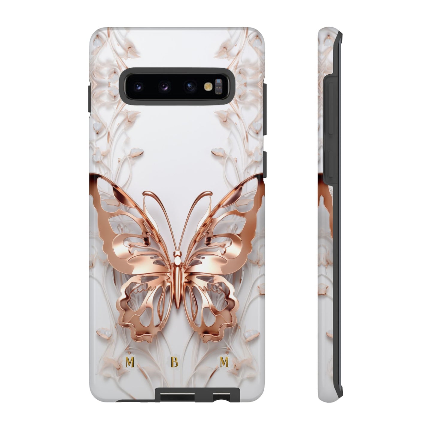 Rose Gold Butterfly Samsung Galaxy S Tough Case