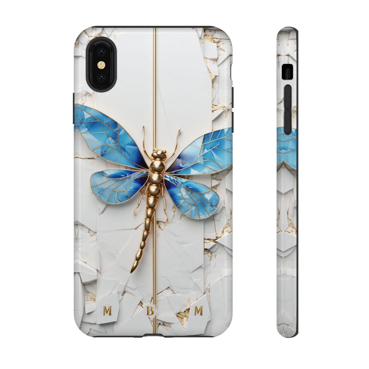 Dragonfly Blue iPhone Tough Case