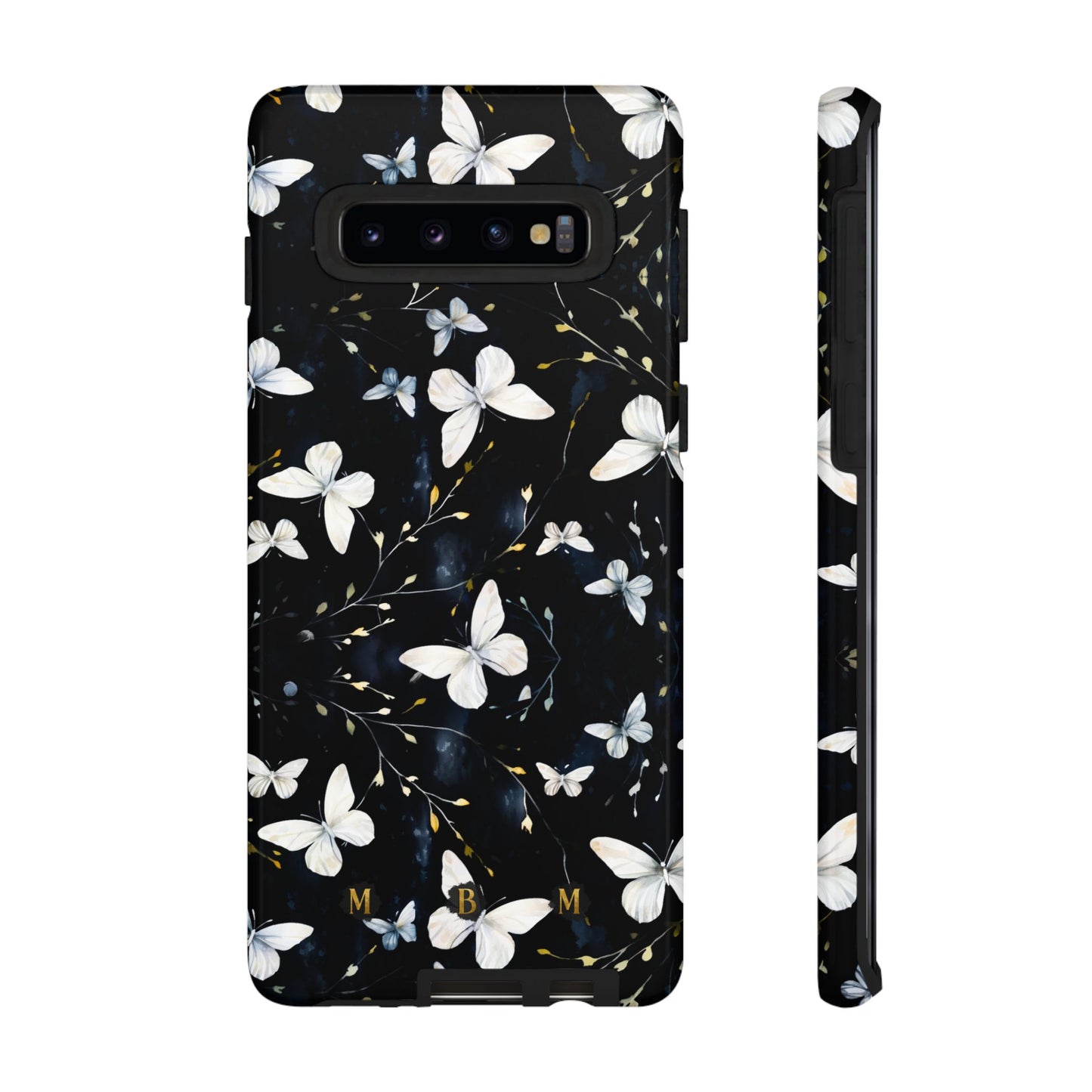 White Butterflies Samsung Galaxy S Tough Case