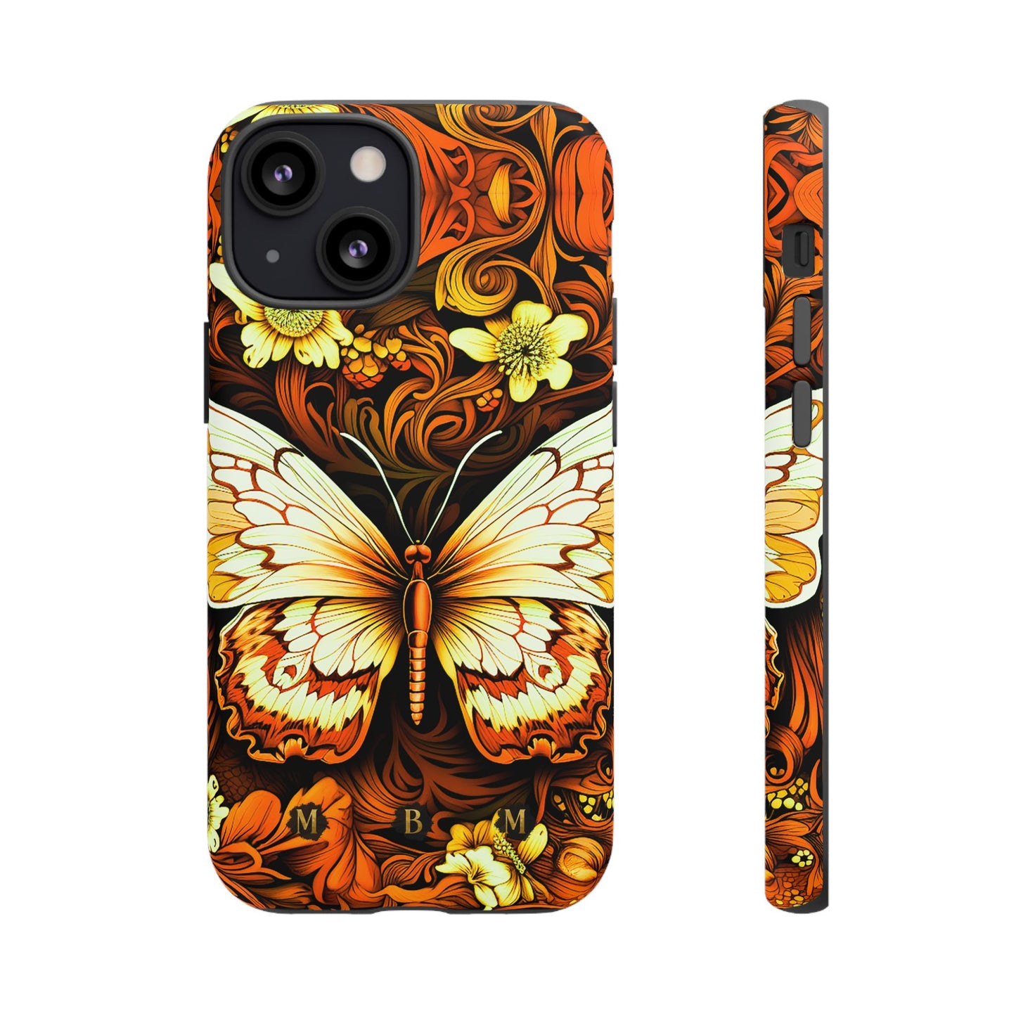 Vintage Orange iPhone Tough Case