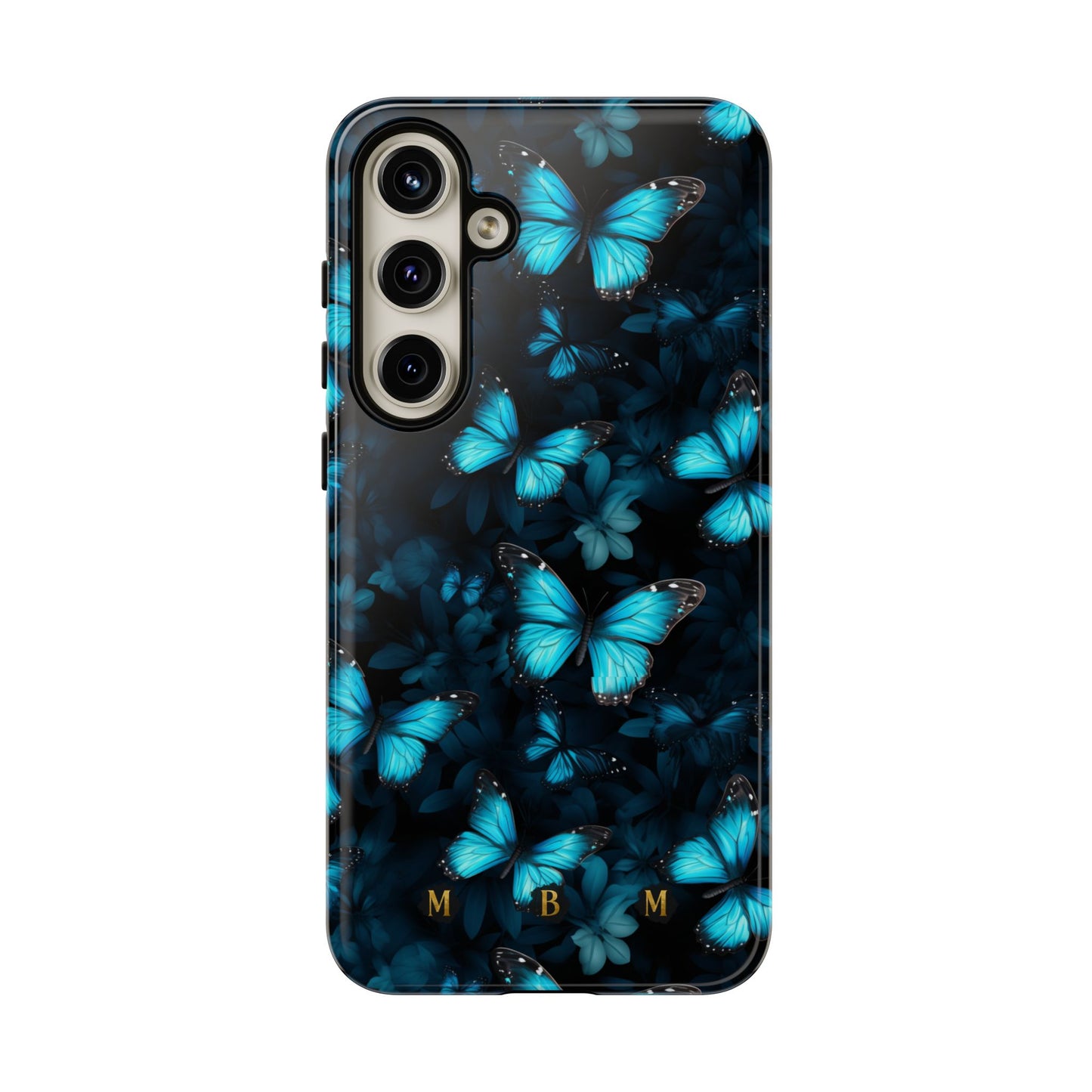 Blue Butterflies Samsung Galaxy S Tough Case