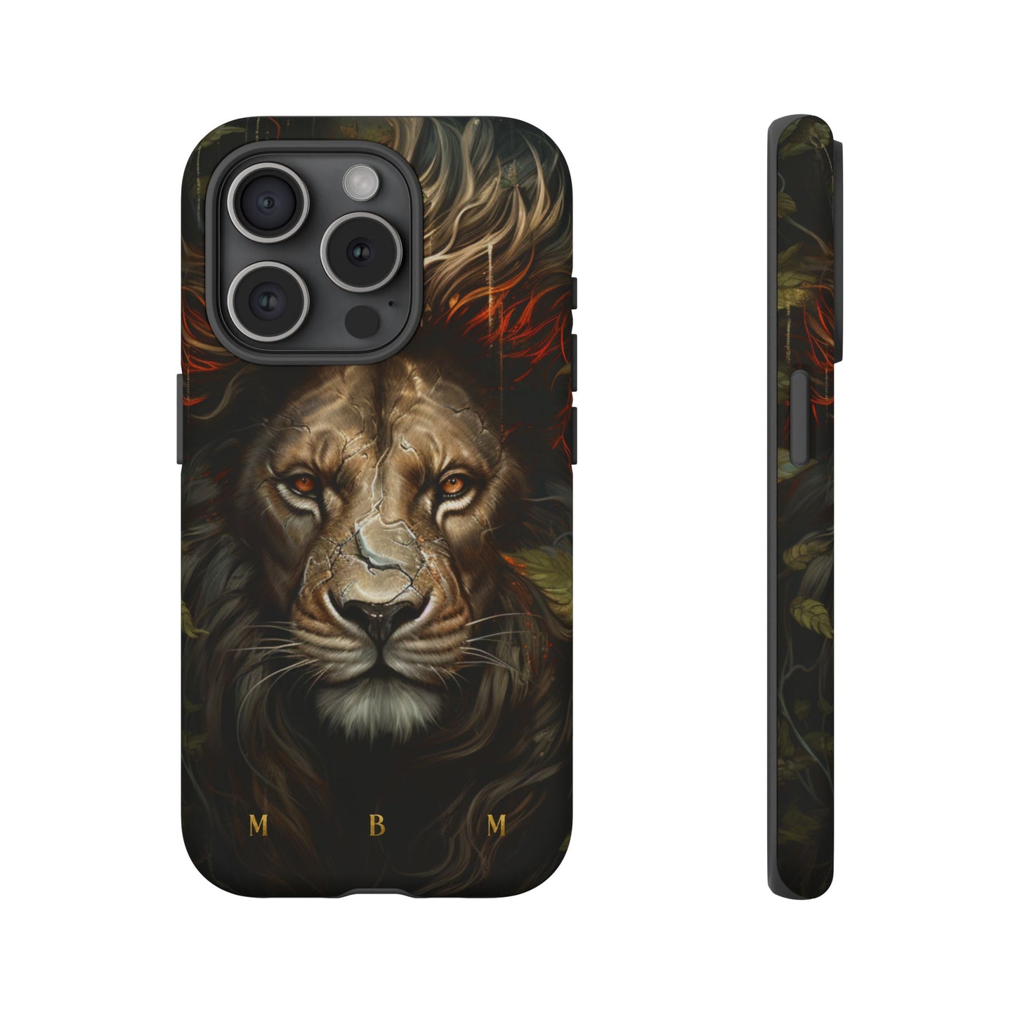 Dark Lion iPhone Tough Case