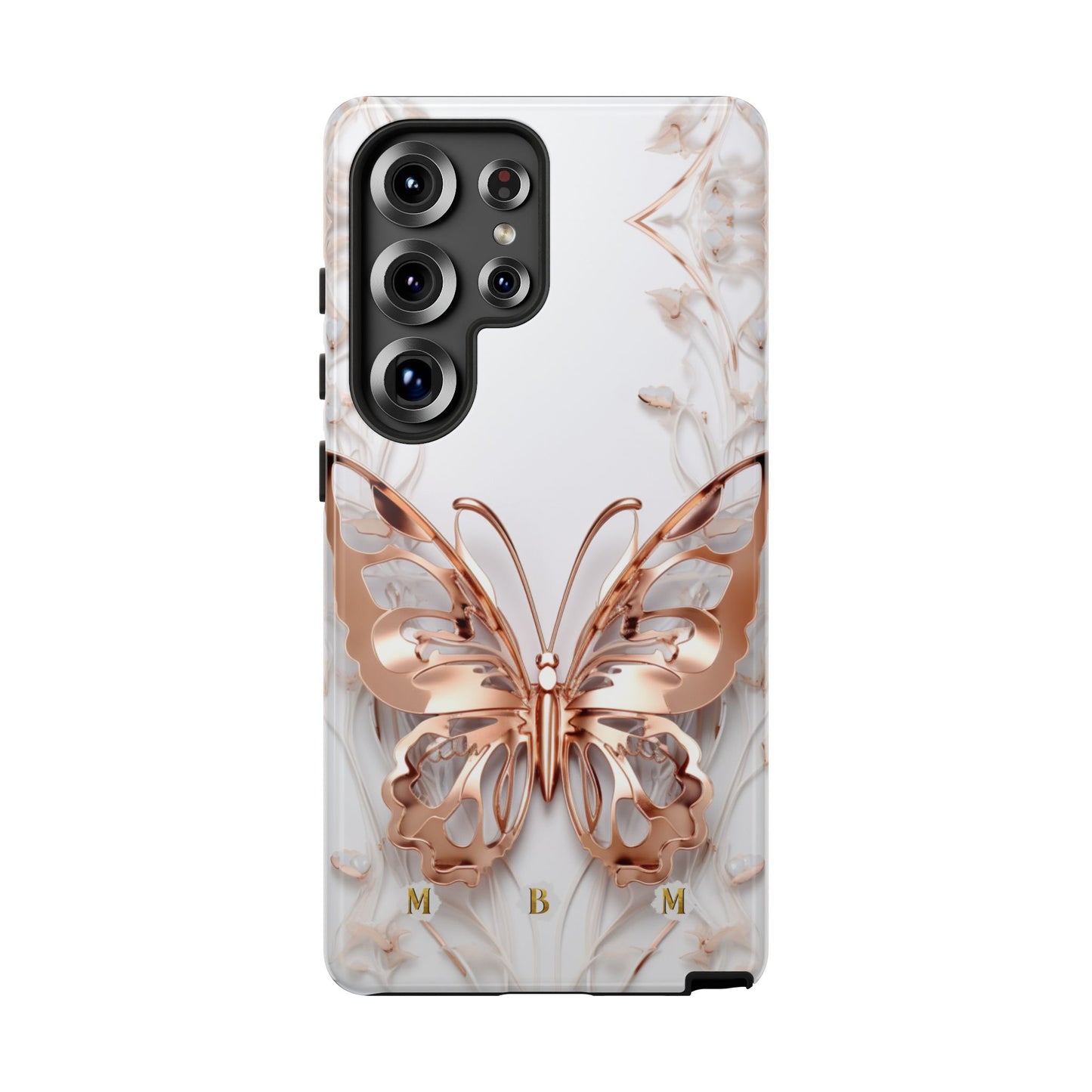 Rose Gold Butterfly Samsung Galaxy S Tough Case