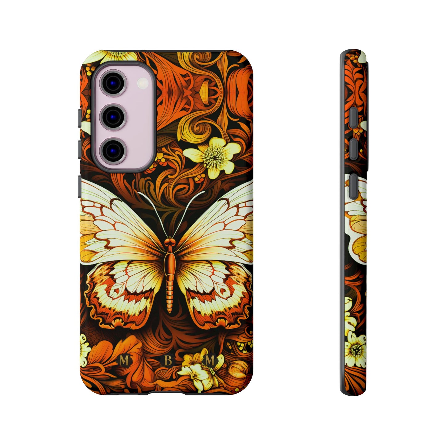 Vintage Orange Samsung Galaxy S Tough Case