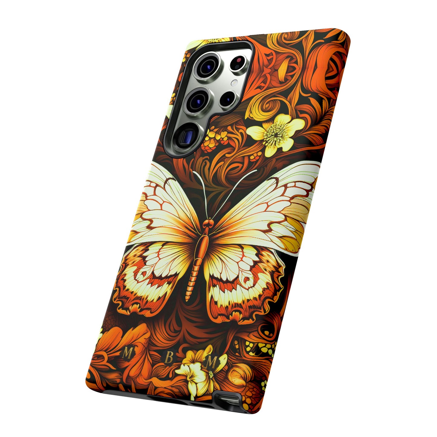 Vintage Orange Samsung Galaxy S Tough Case